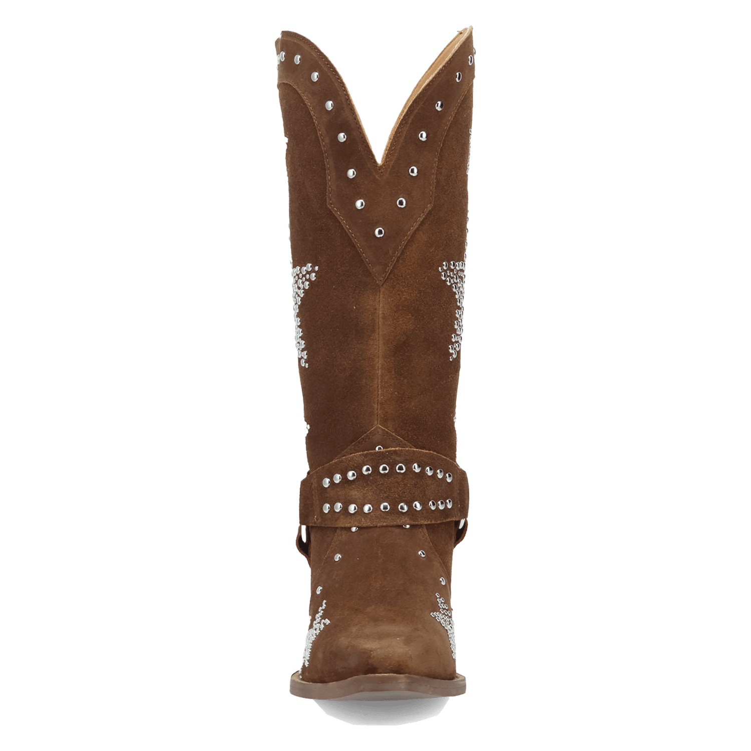PRODUCT SHOT LUCKY STARS SUEDE LEATHER BOOT AT FRONT ANGLE