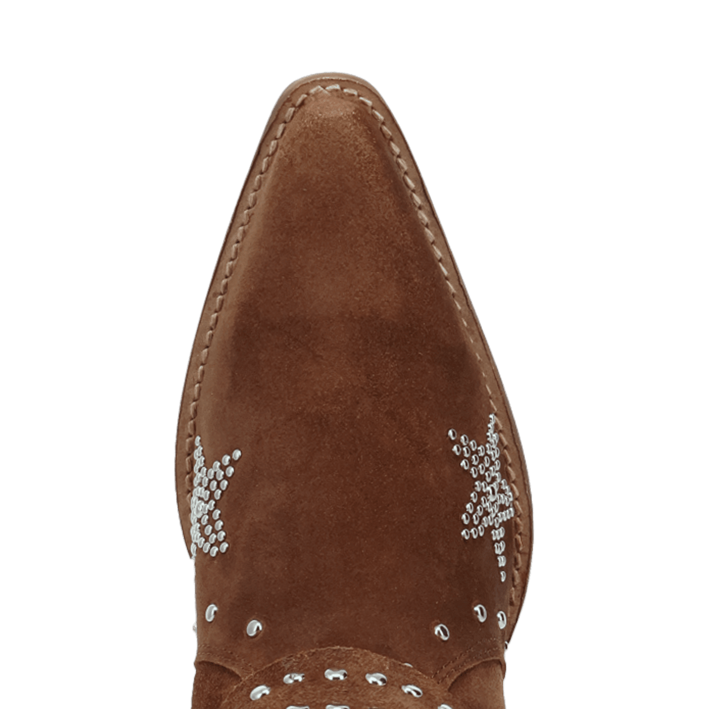 PRODUCT SHOT LUCKY STARS SUEDE LEATHER BOOT AT TOE ANGLE