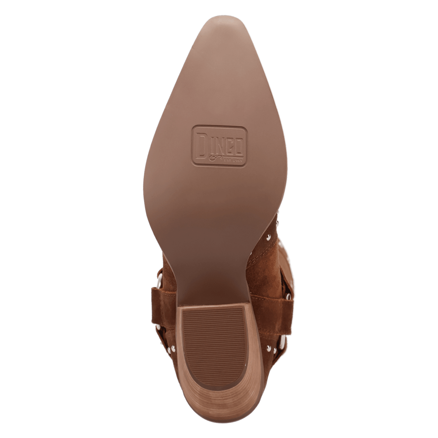 PRODUCT SHOT LUCKY STARS SUEDE LEATHER BOOT AT OUTSOLE ANGLE