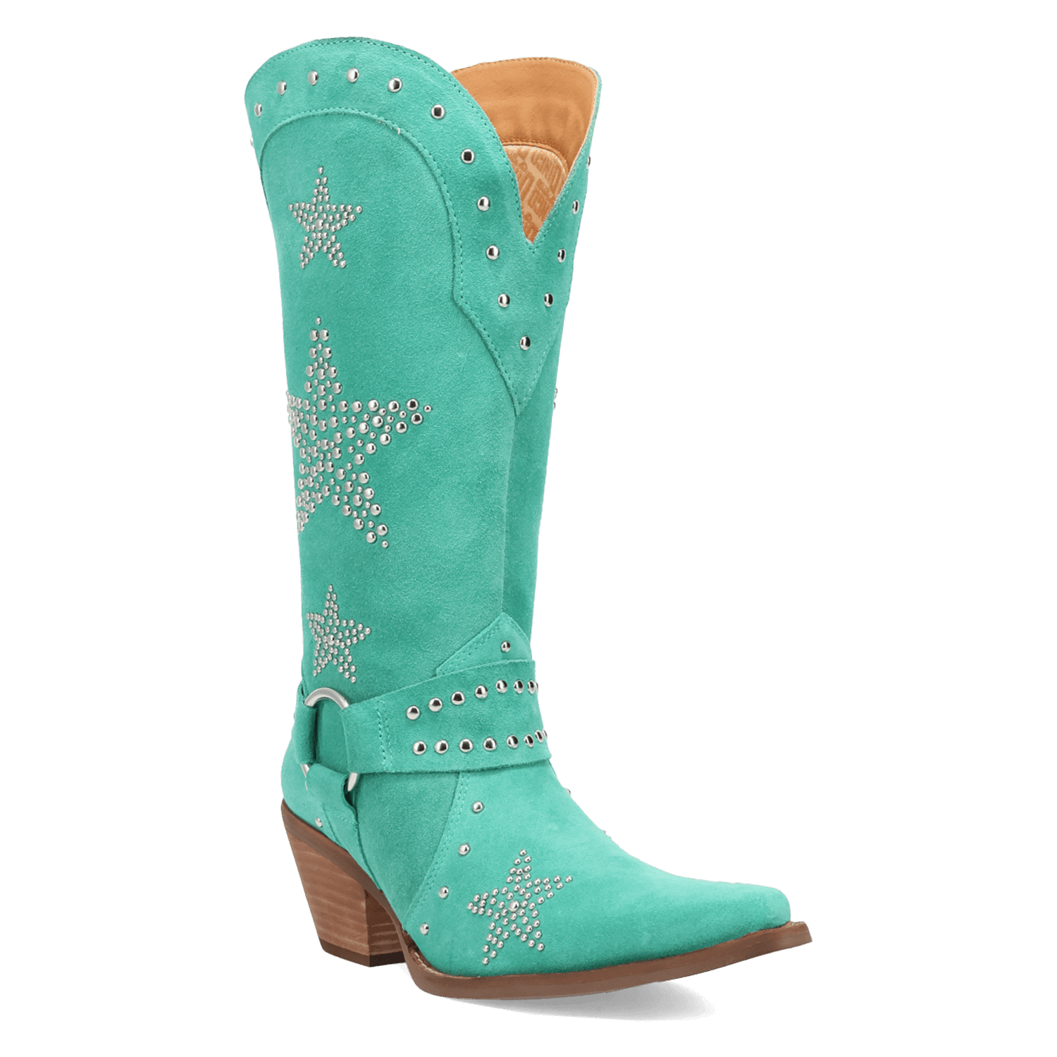 PRODUCT SHOT LUCKY STARS SUEDE LEATHER BOOT AT 45 DEGREE ANGLE