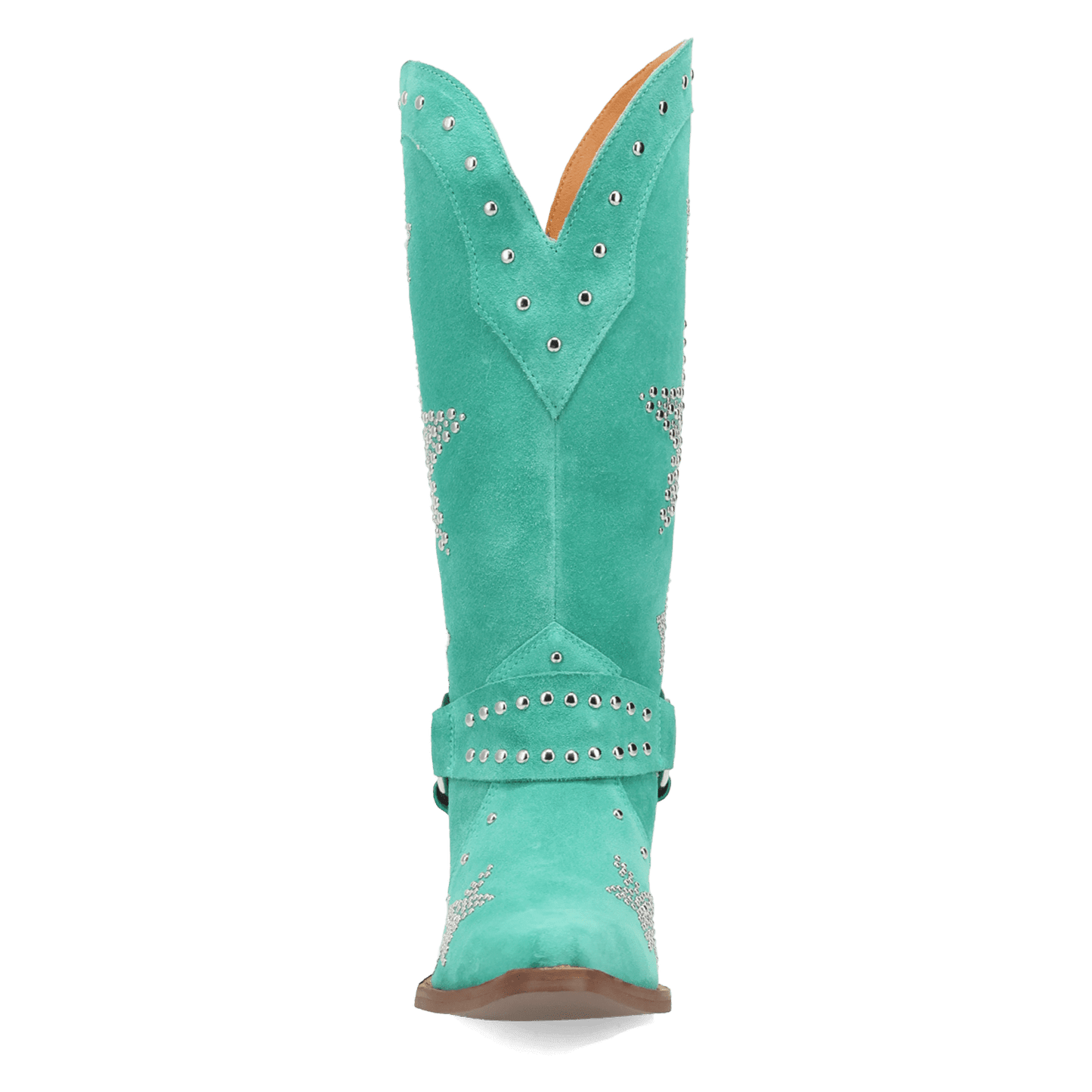 PRODUCT SHOT LUCKY STARS SUEDE LEATHER BOOT AT FRONT ANGLE