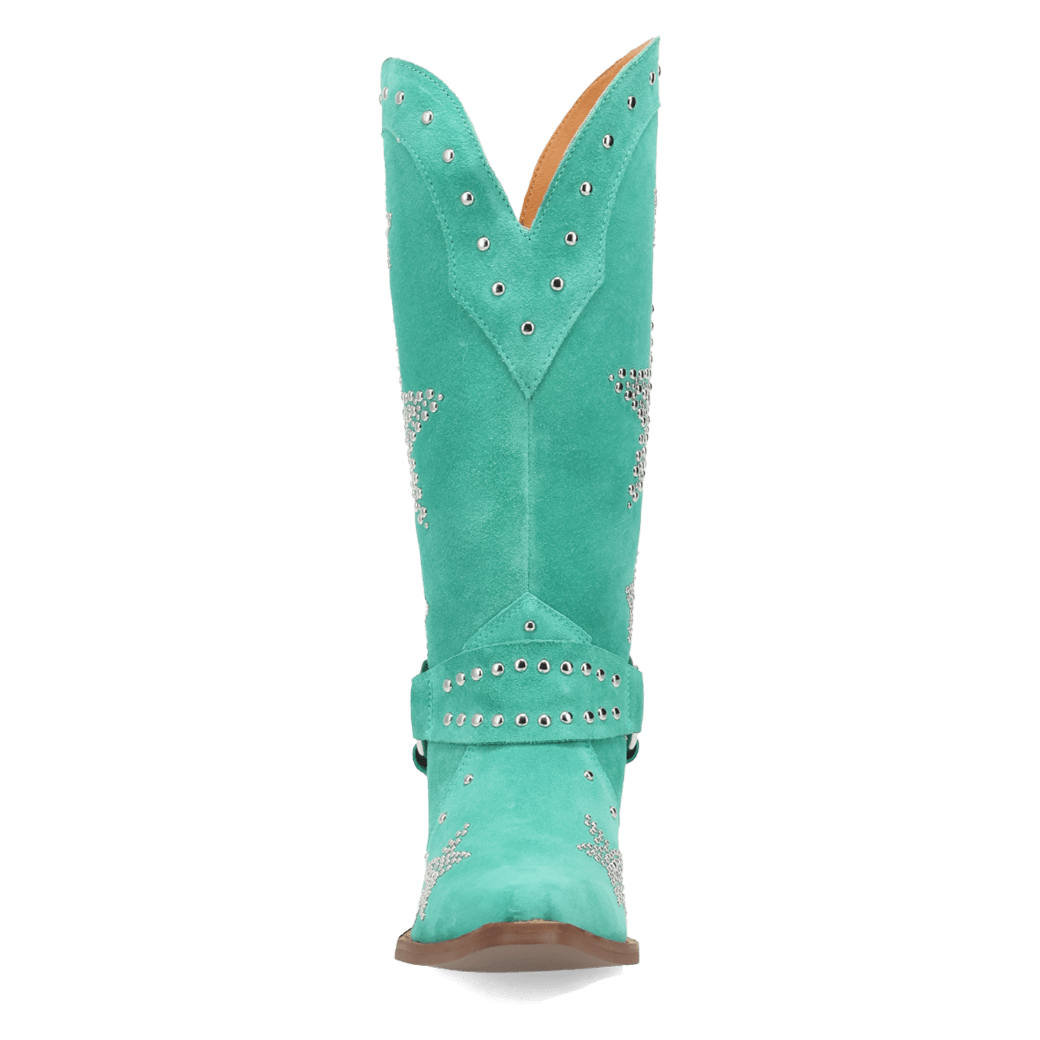PRODUCT SHOT LUCKY STARS SUEDE LEATHER BOOT AT FRONT ANGLE