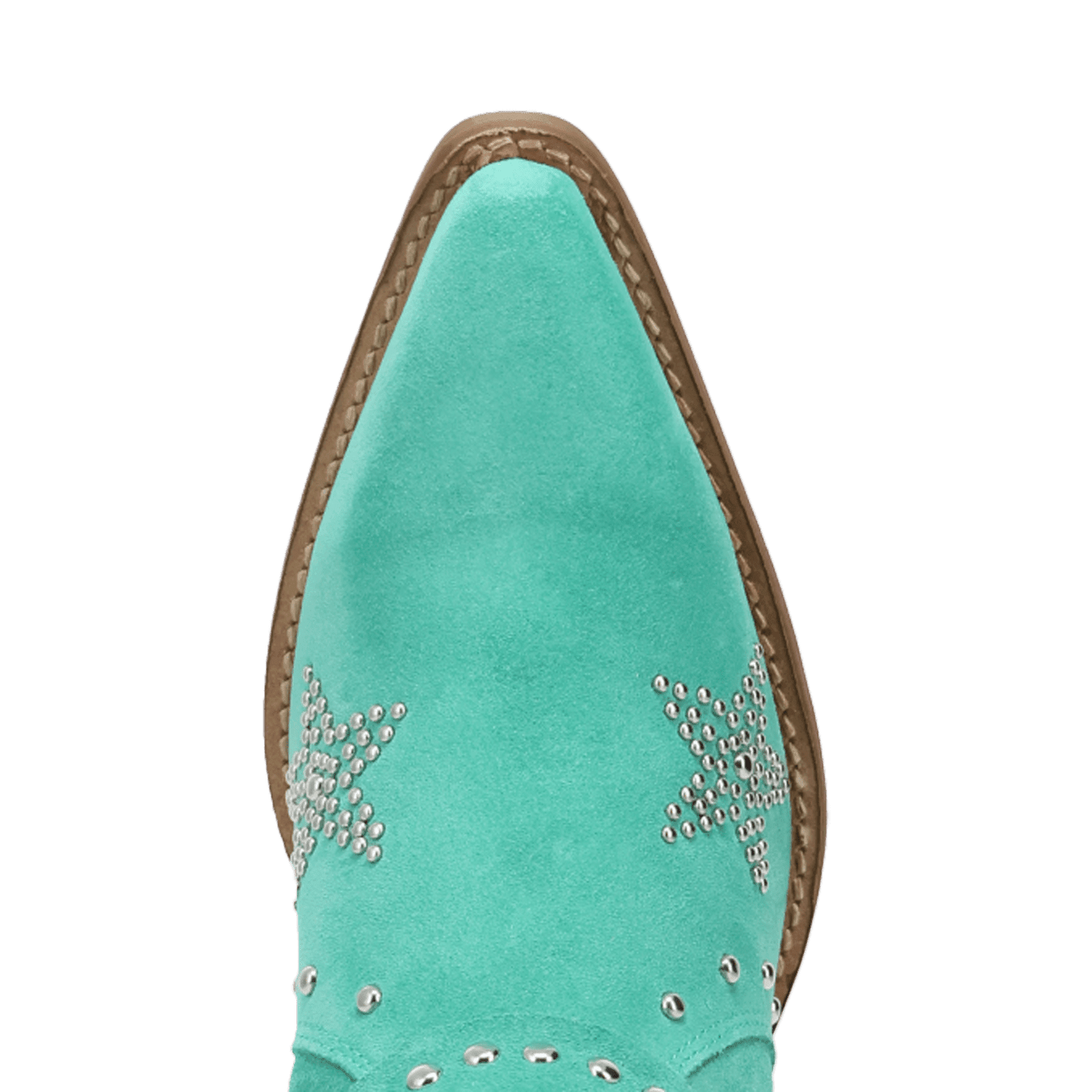 PRODUCT SHOT LUCKY STARS SUEDE LEATHER BOOT AT TOE ANGLE