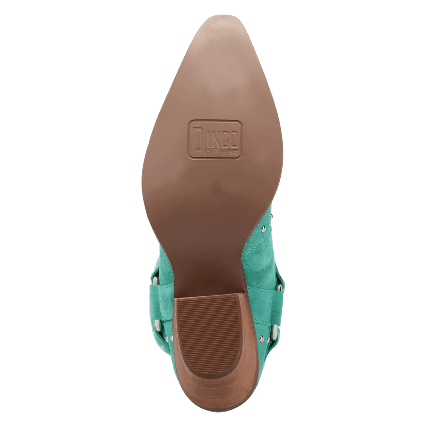 PRODUCT SHOT LUCKY STARS SUEDE LEATHER BOOT AT OUTSOLE ANGLE