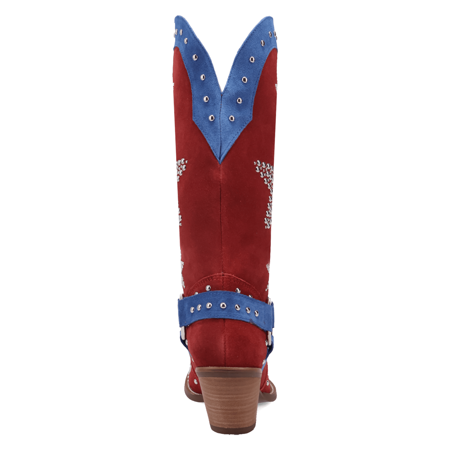 PRODUCT SHOT LUCKY STARS SUEDE LEATHER BOOT AT 180 DEGREE BACK ANGLE