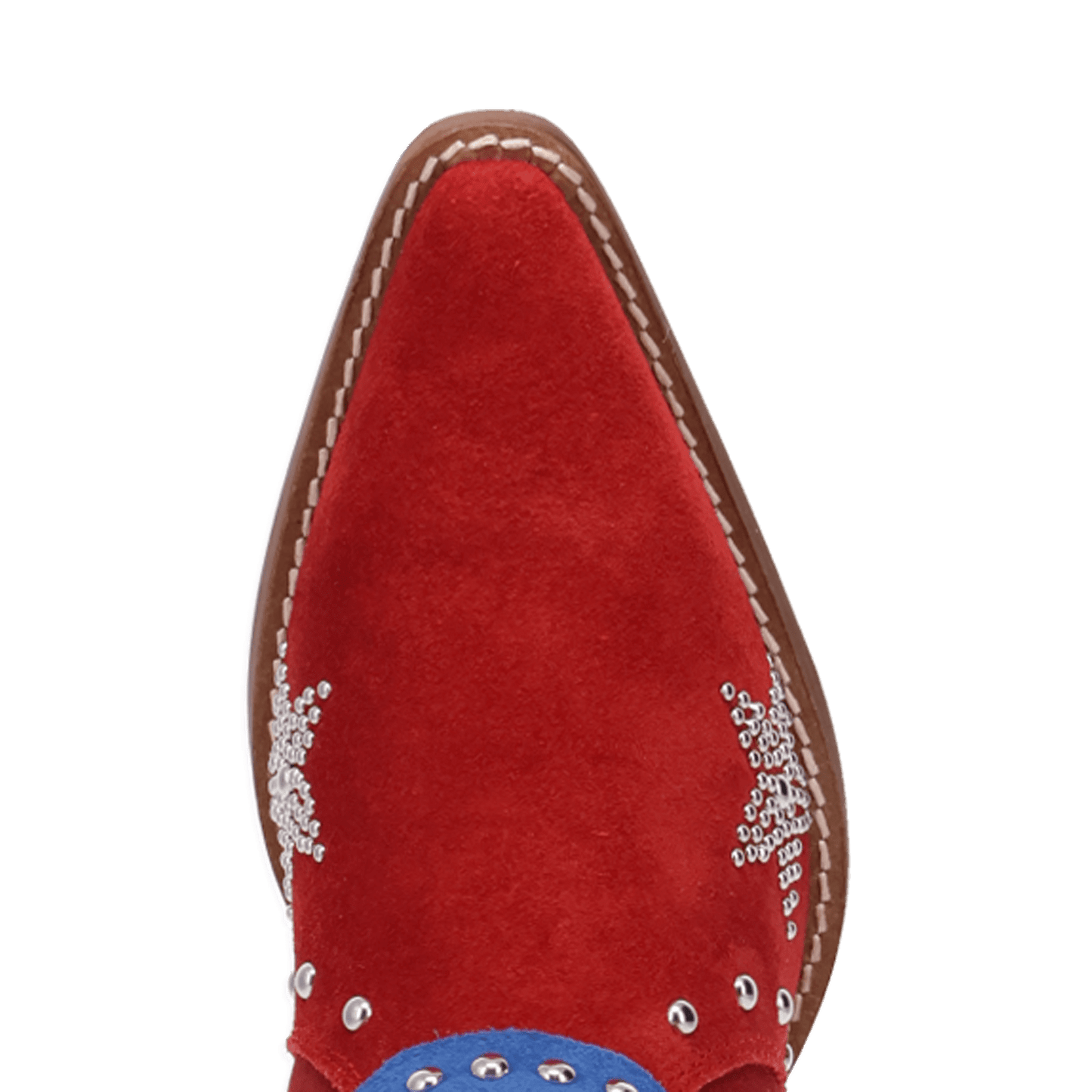 PRODUCT SHOT LUCKY STARS SUEDE LEATHER BOOT AT TOE ANGLE