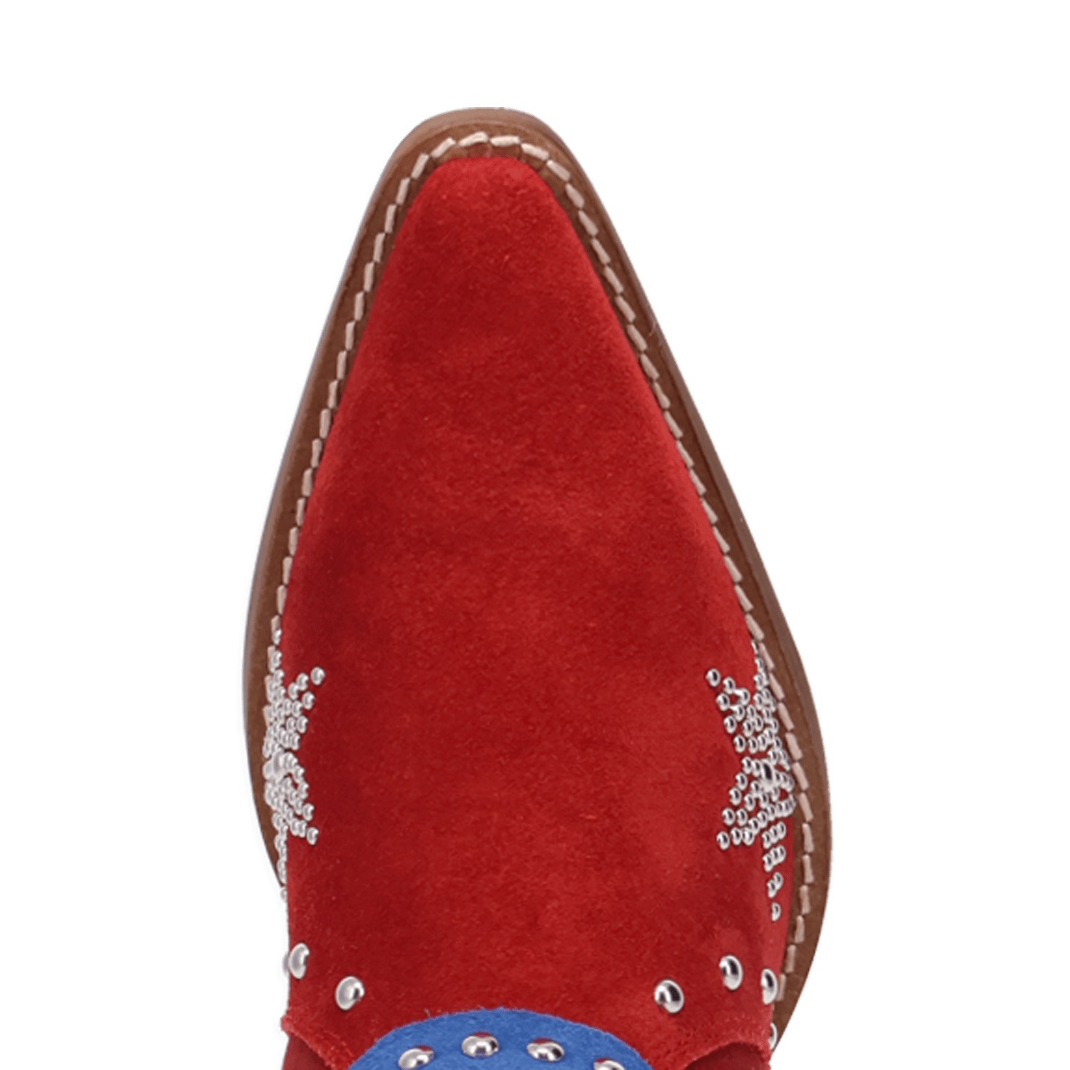 PRODUCT SHOT LUCKY STARS SUEDE LEATHER BOOT AT TOE ANGLE