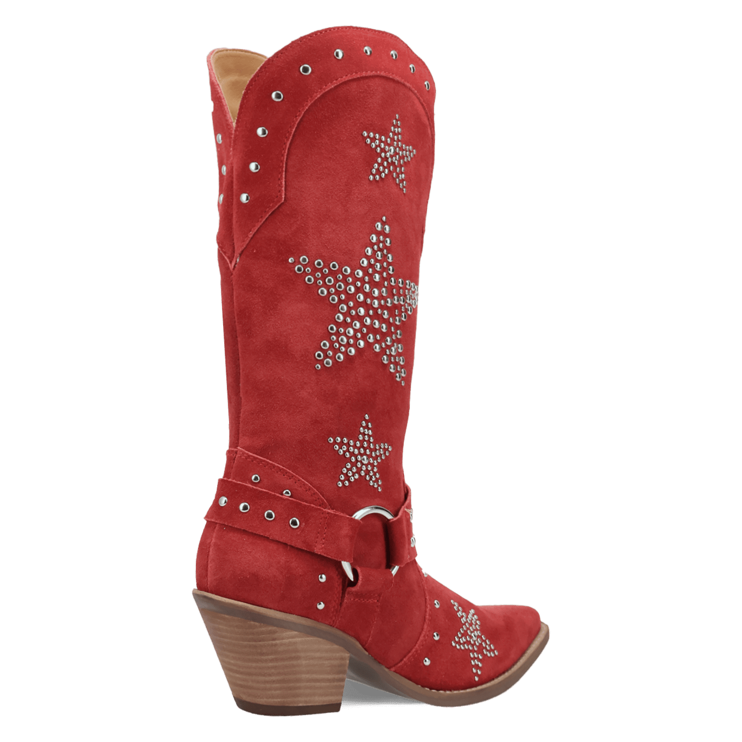 PRODUCT SHOT LUCKY STARS SUEDE LEATHER BOOT AT 315 DEGREE ANGLE
