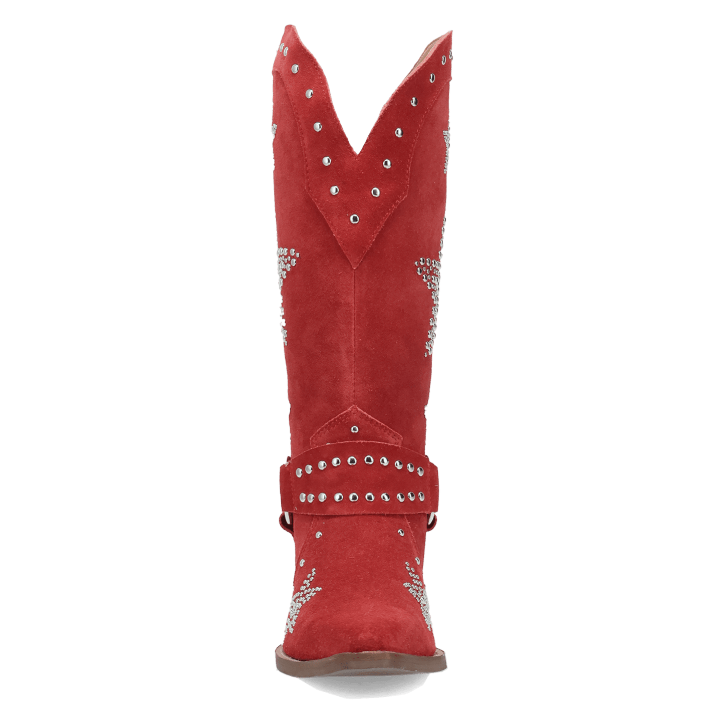 PRODUCT SHOT LUCKY STARS SUEDE LEATHER BOOT AT FRONT ANGLE