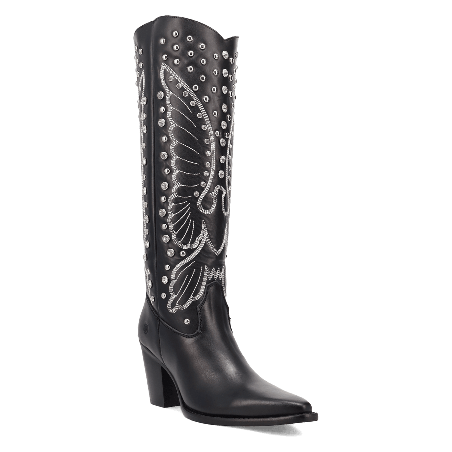 PRODUCT SHOT DIAMONDS FOREVER LEATHER BOOT AT 45 DEGREE ANGLE