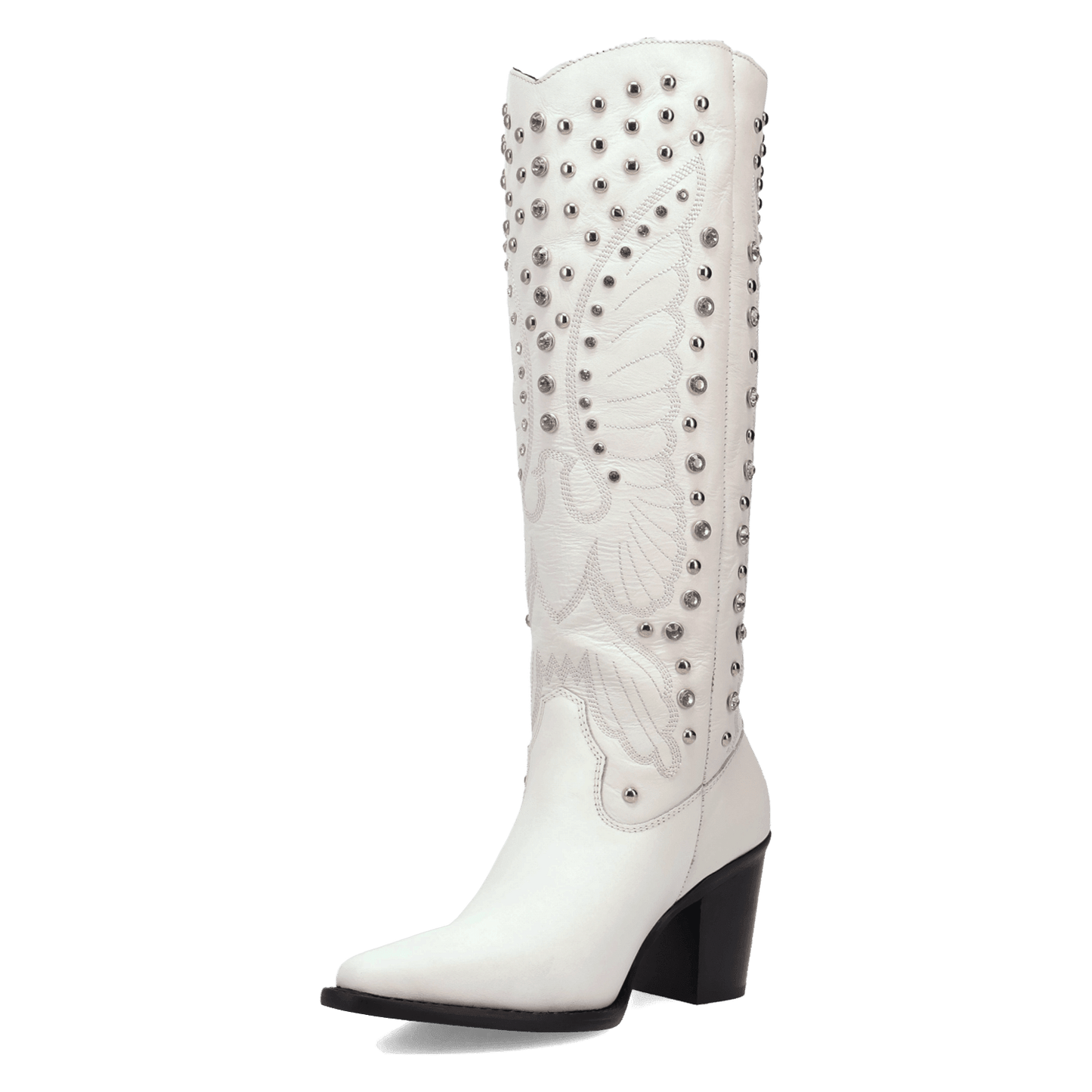 PRODUCT SHOT DIAMONDS FOREVER LEATHER BOOT AT 225 DEGREE ANGLE