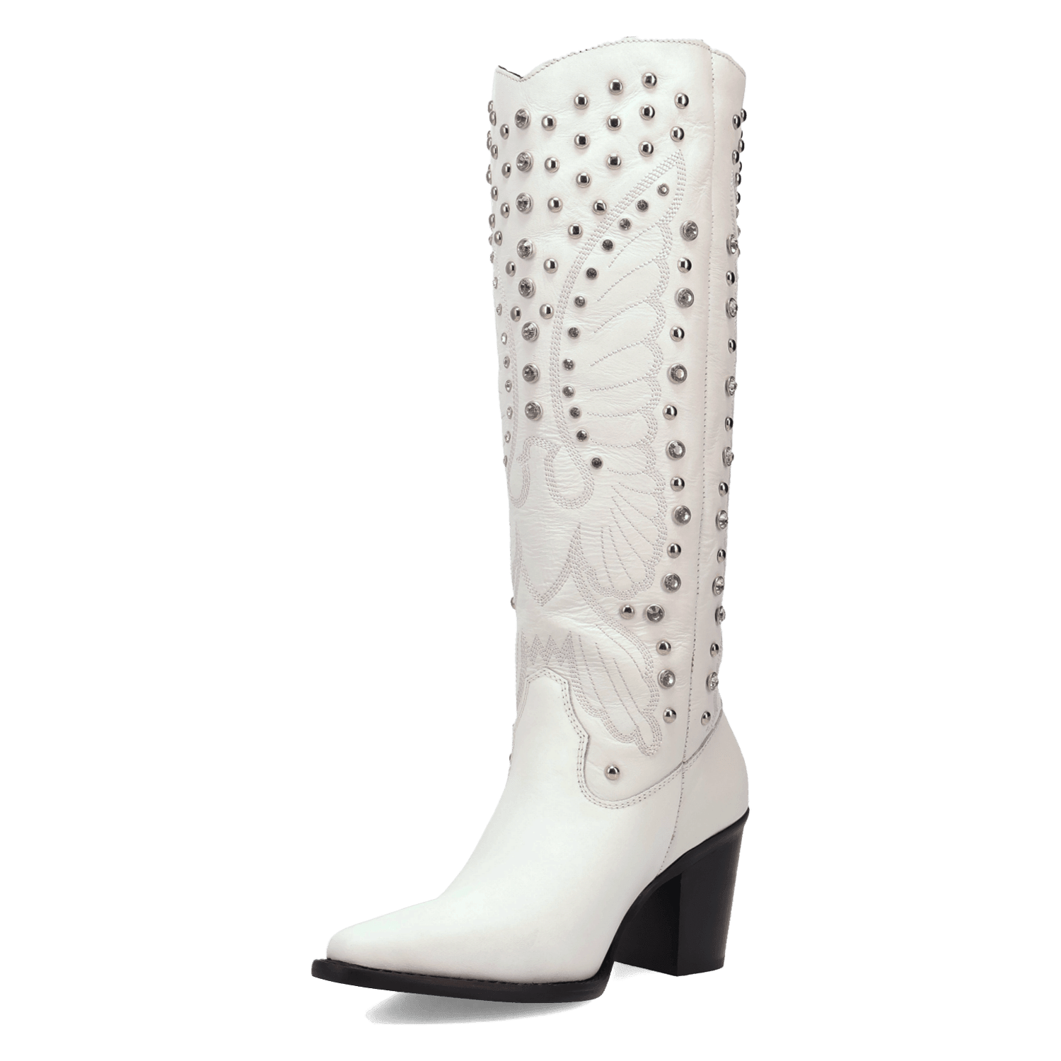 PRODUCT SHOT DIAMONDS FOREVER LEATHER BOOT AT 225 DEGREE ANGLE