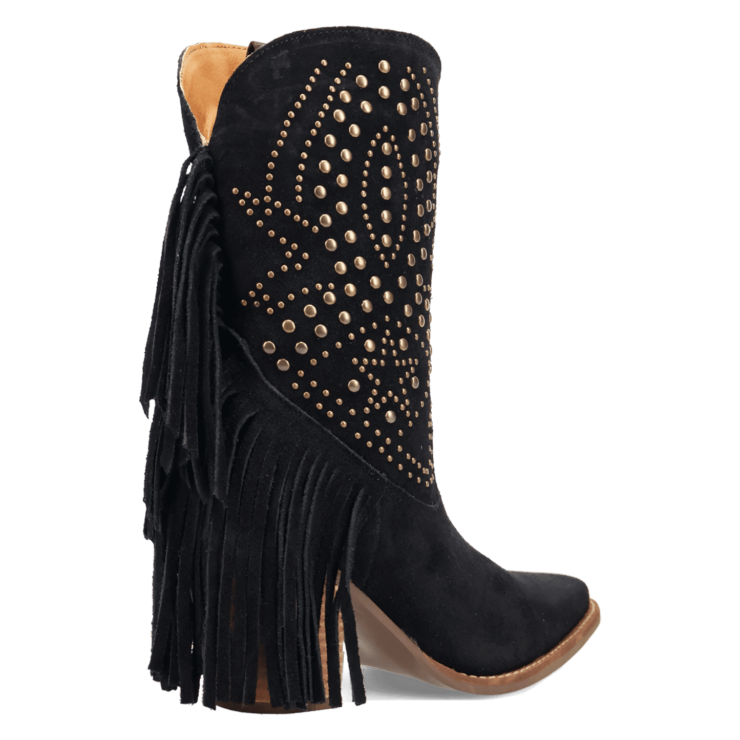 PRODUCT SHOT STAR POWER SUEDE LEATHER BOOTIE AT 315 DEGREE ANGLE