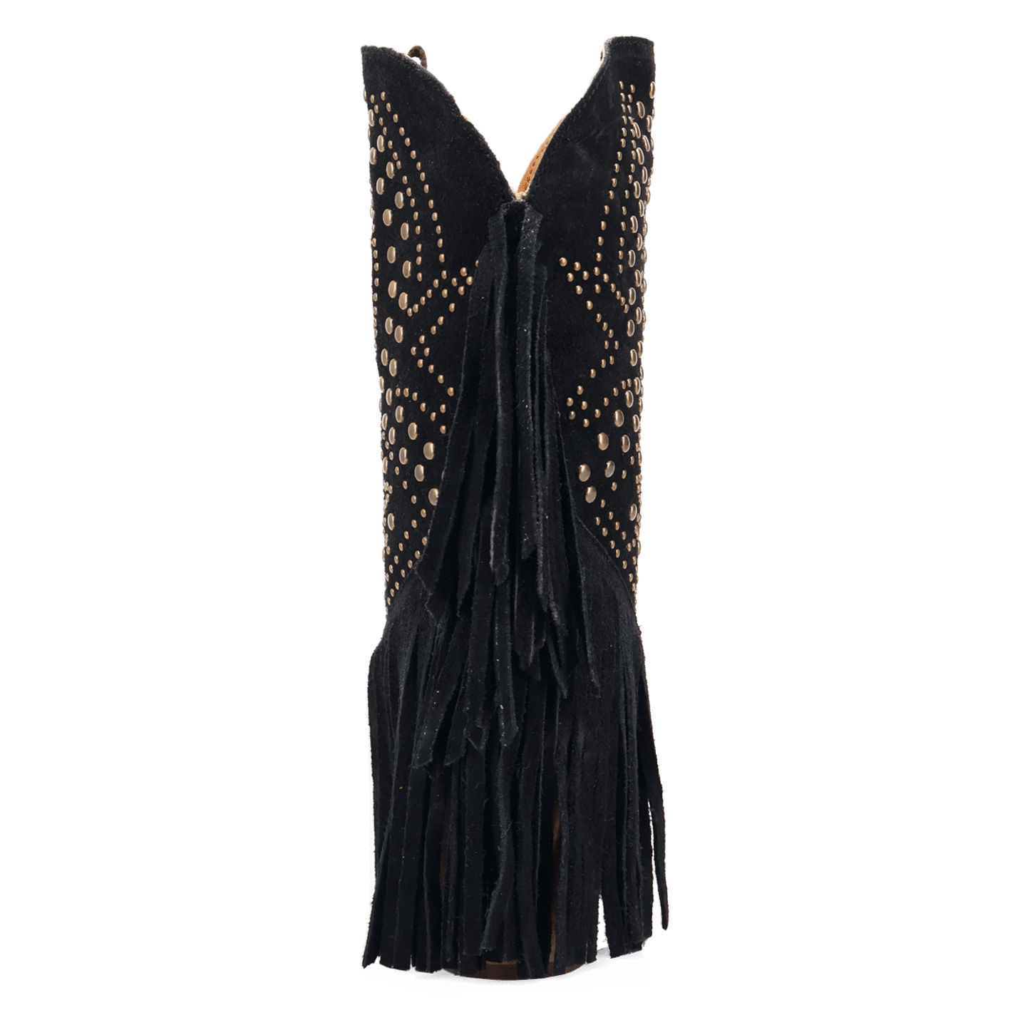 PRODUCT SHOT STAR POWER SUEDE LEATHER BOOTIE AT 180 DEGREE BACK ANGLE