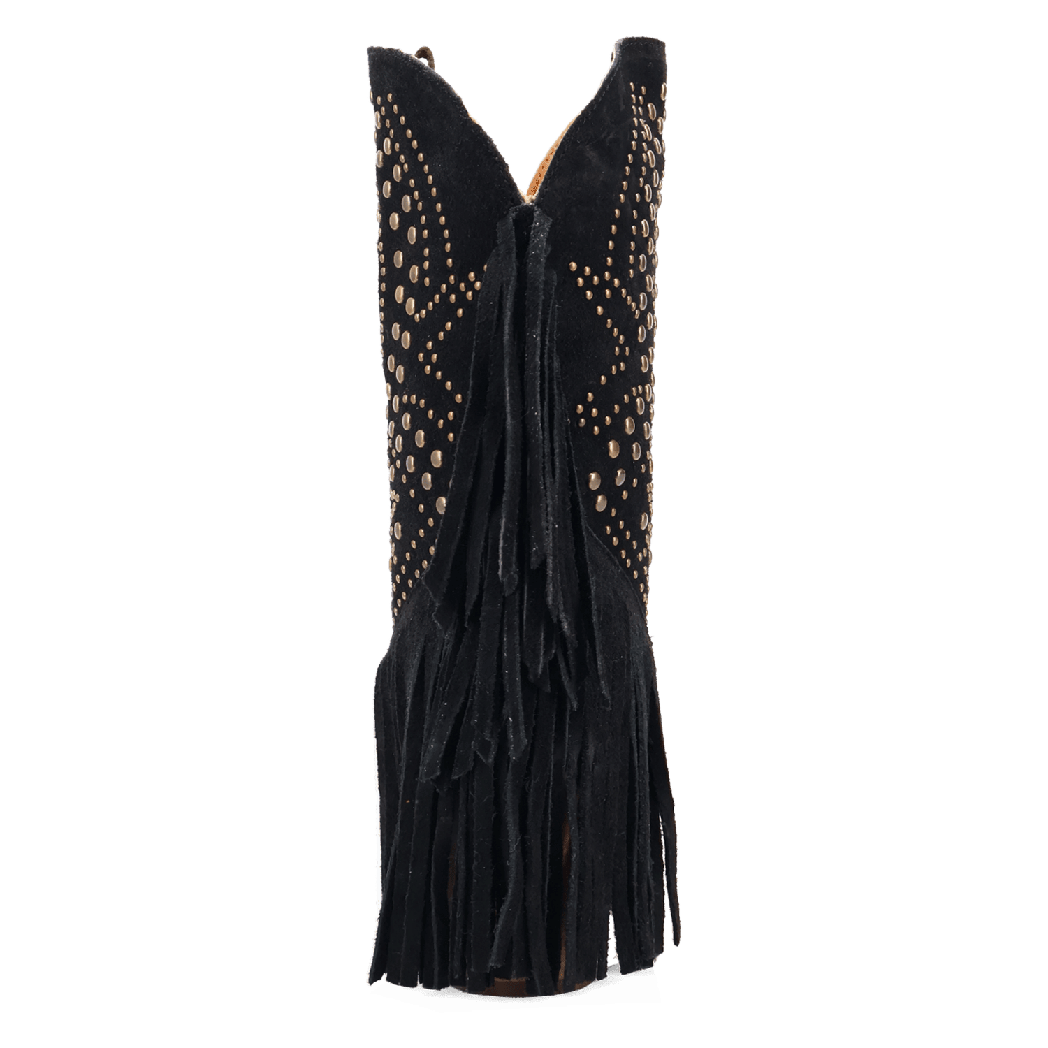 PRODUCT SHOT STAR POWER SUEDE LEATHER BOOTIE AT 180 DEGREE BACK ANGLE