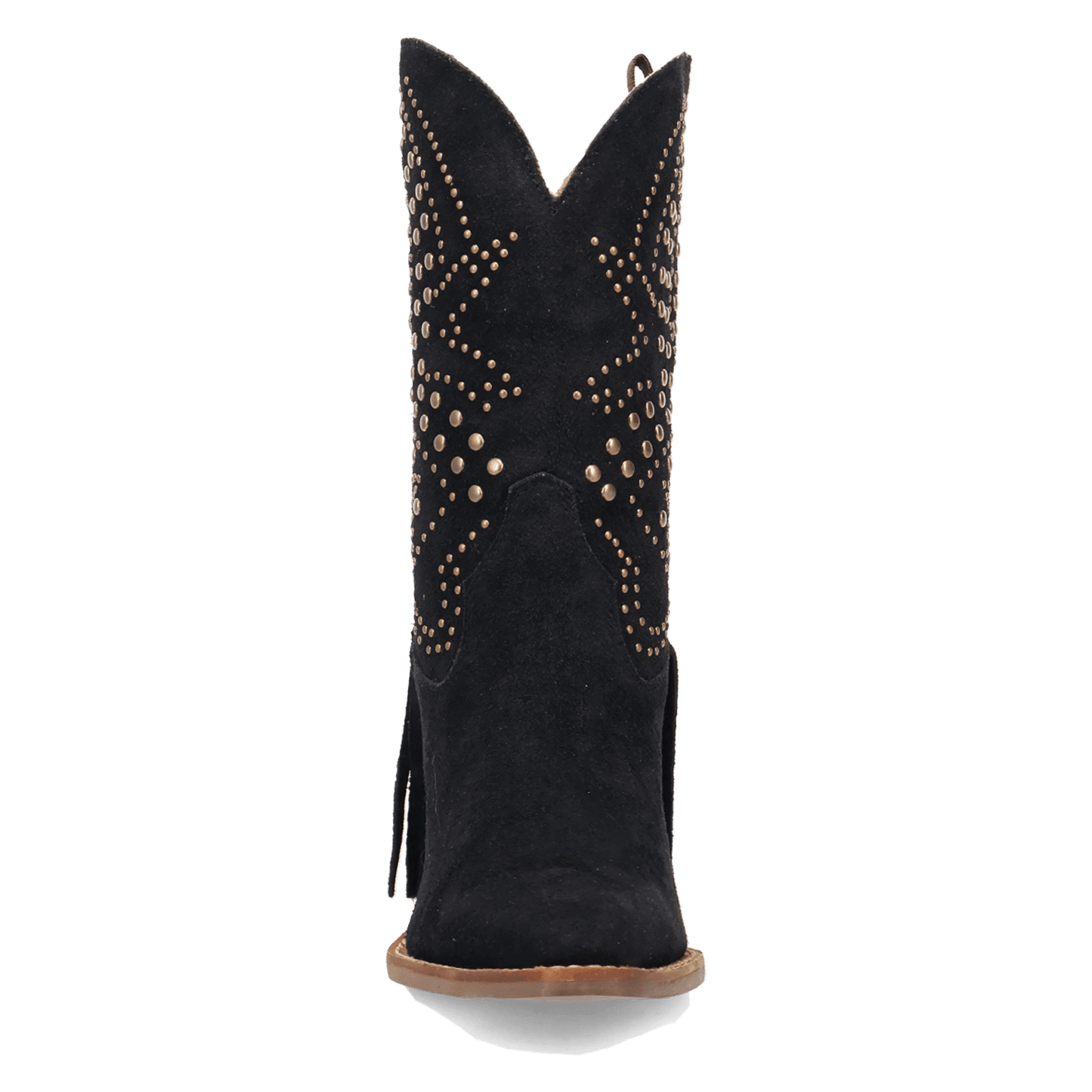 PRODUCT SHOT STAR POWER SUEDE LEATHER BOOTIE AT FRONT ANGLE