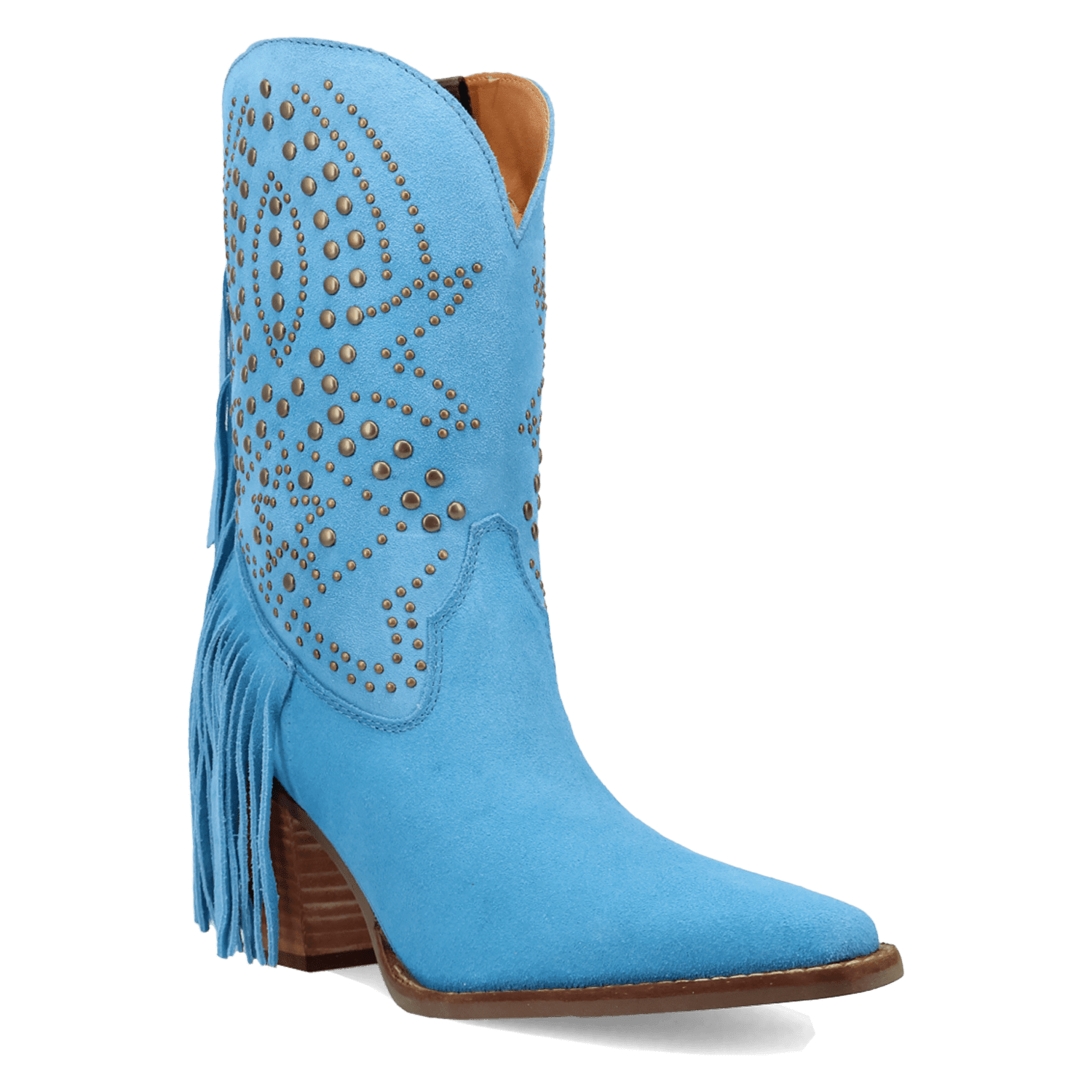 PRODUCT SHOT STAR POWER SUEDE LEATHER BOOTIE AT 45 DEGREE ANGLE