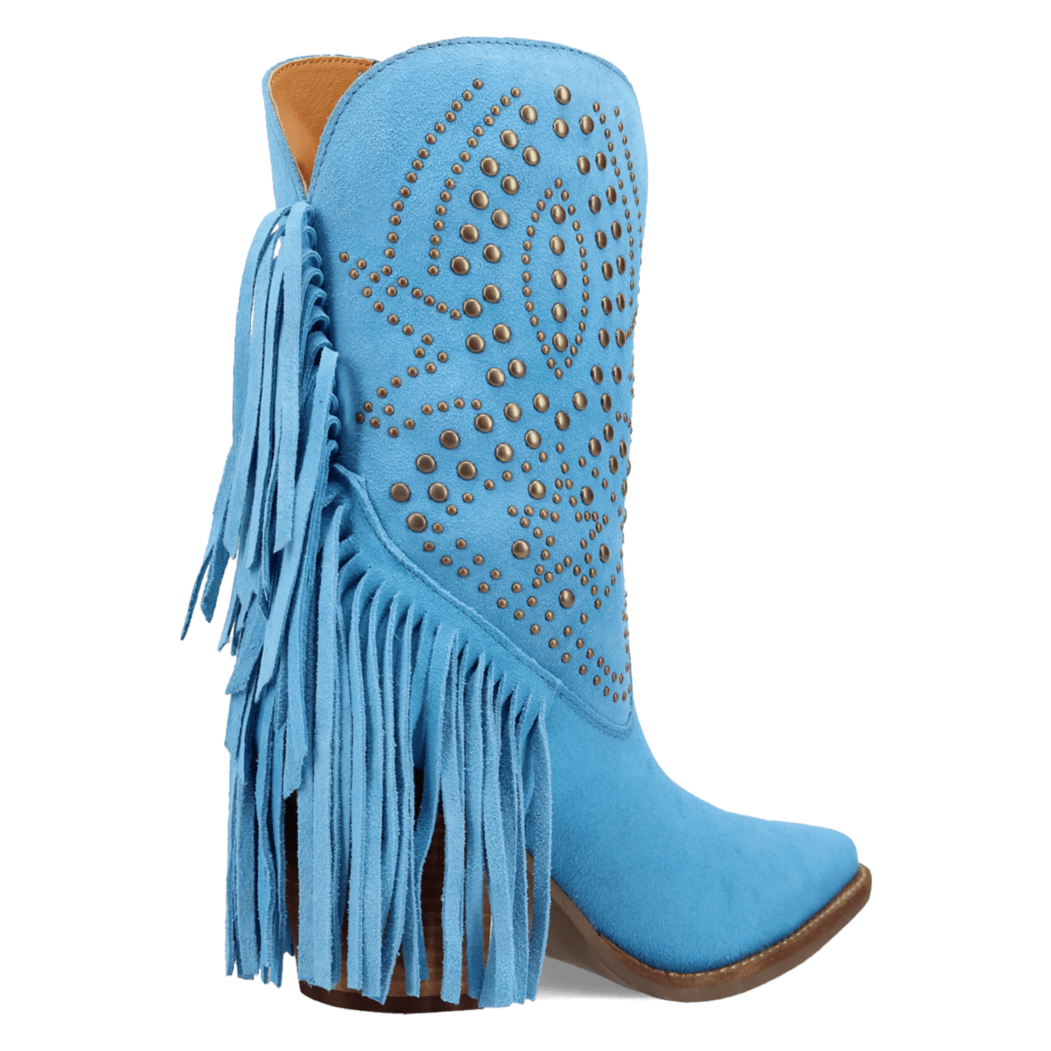 PRODUCT SHOT STAR POWER SUEDE LEATHER BOOTIE AT 315 DEGREE ANGLE