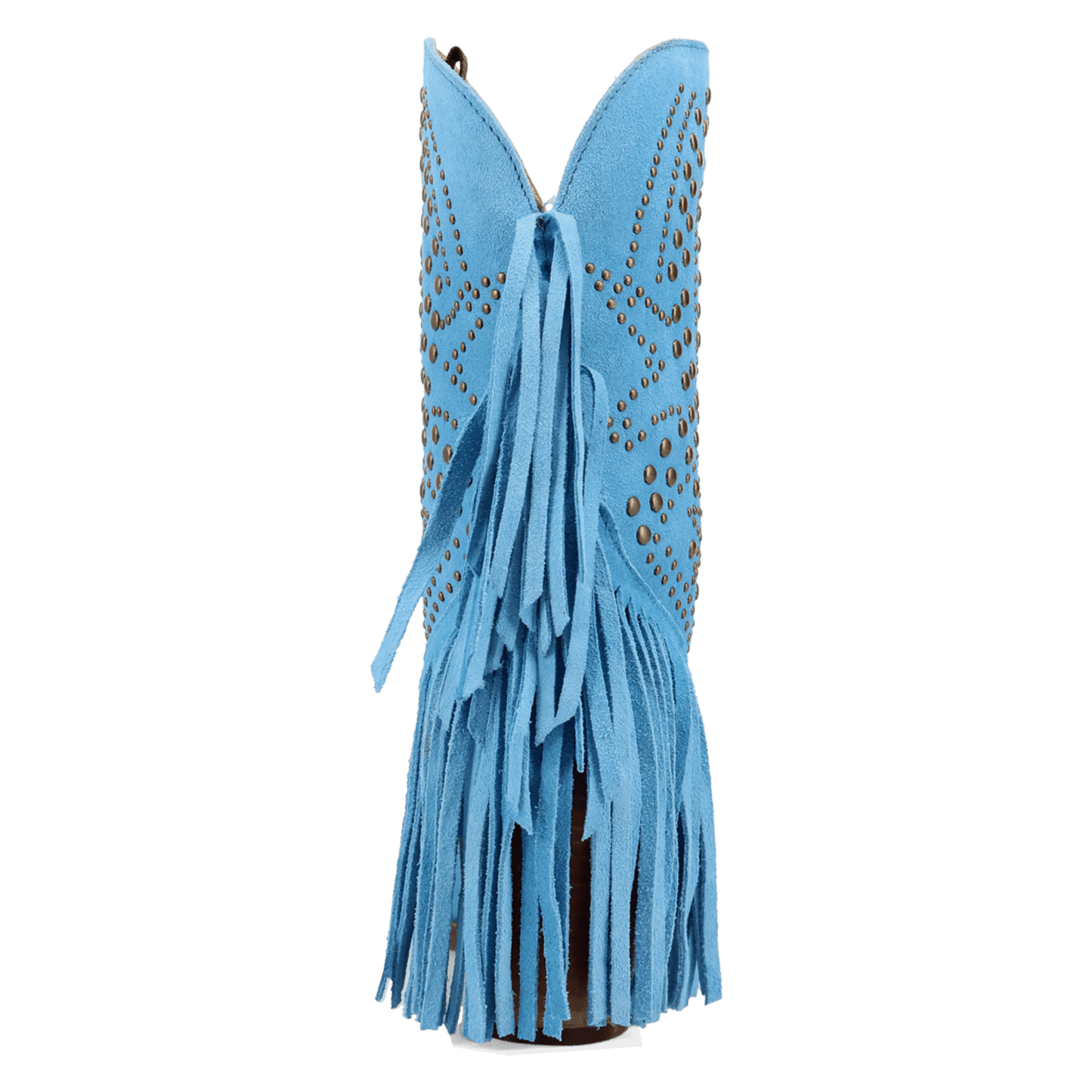 PRODUCT SHOT STAR POWER SUEDE LEATHER BOOTIE AT 180 DEGREE BACK ANGLE