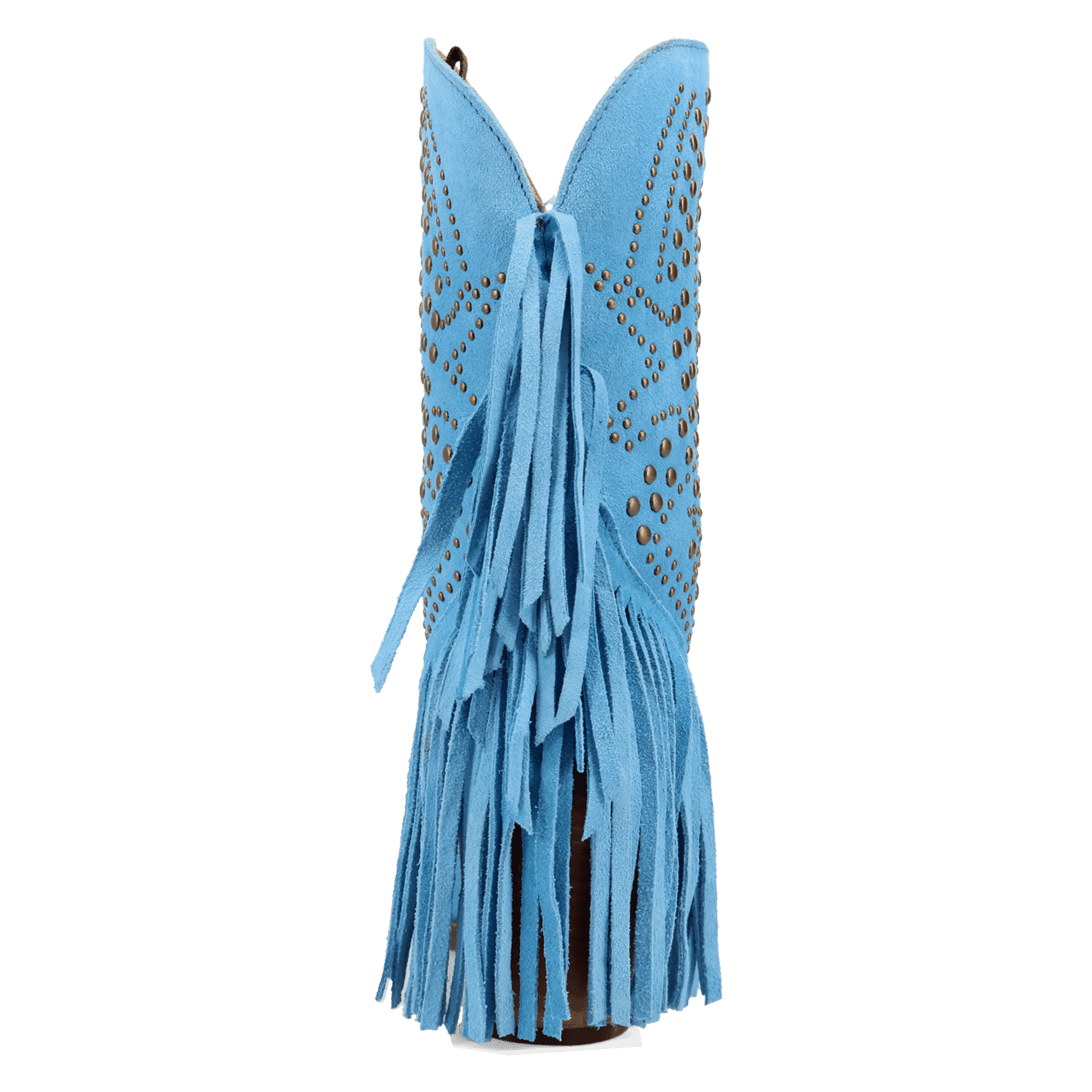 PRODUCT SHOT STAR POWER SUEDE LEATHER BOOTIE AT 180 DEGREE BACK ANGLE