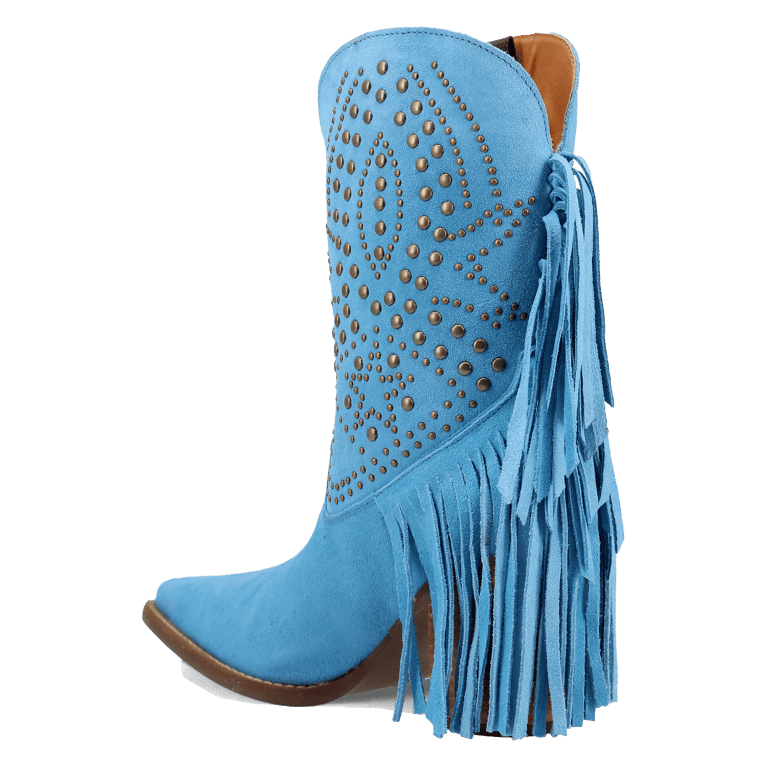 PRODUCT SHOT STAR POWER SUEDE LEATHER BOOTIE AT 270 DEGREE ANGLE