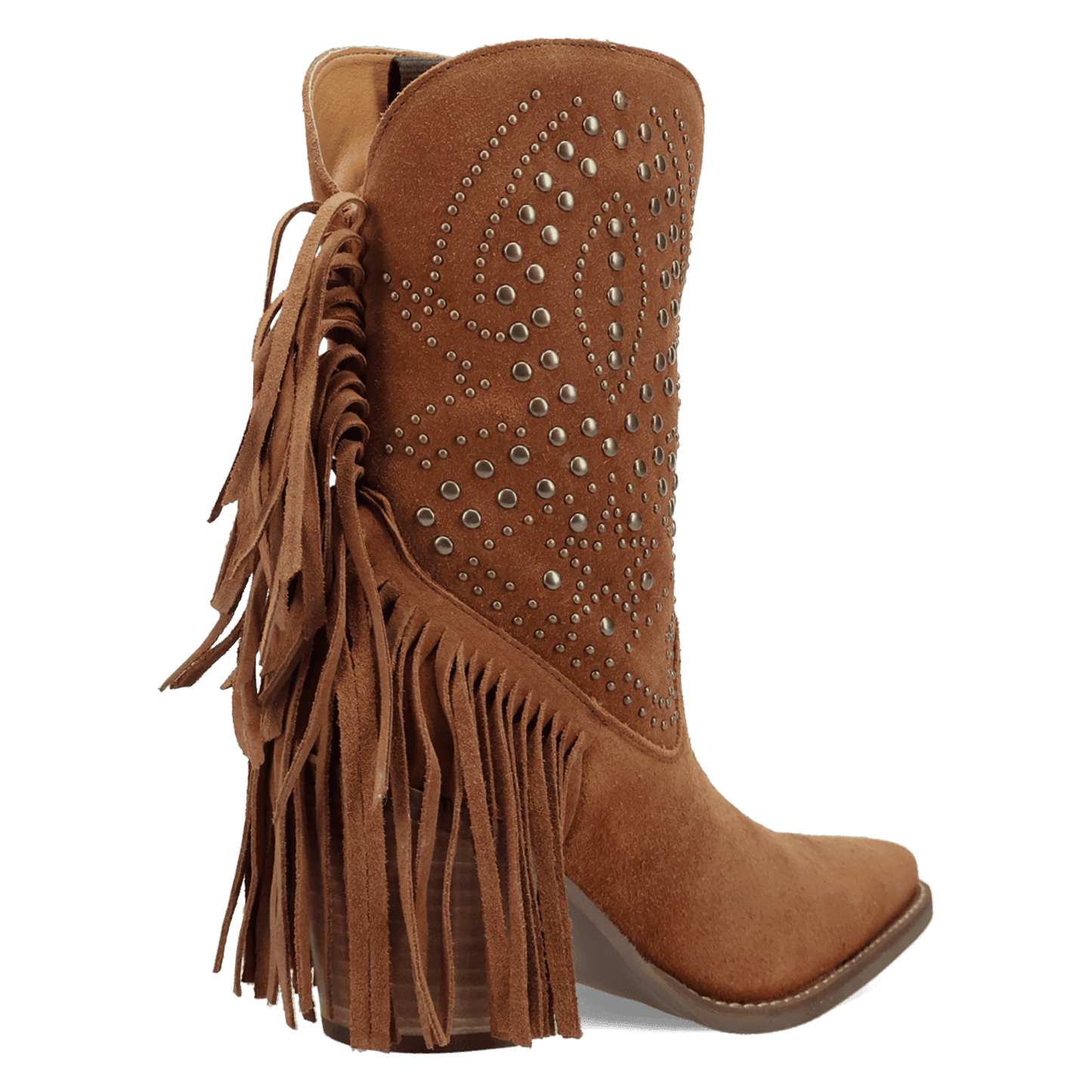 PRODUCT SHOT STAR POWER SUEDE LEATHER BOOTIE AT 315 DEGREE ANGLE