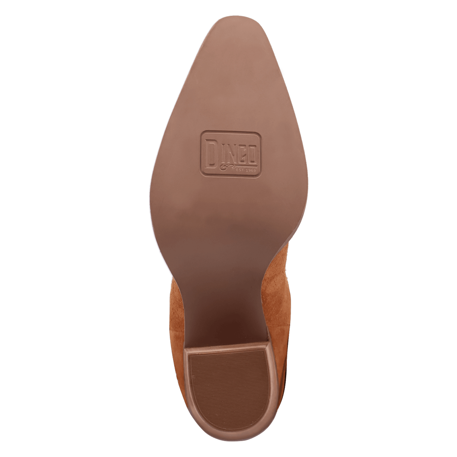 PRODUCT SHOT STAR POWER SUEDE LEATHER BOOTIE AT OUTSOLE ANGLE