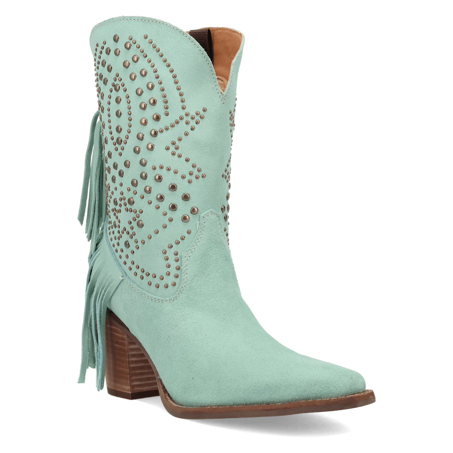 PRODUCT SHOT STAR POWER SUEDE LEATHER BOOTIE AT 45 DEGREE ANGLE