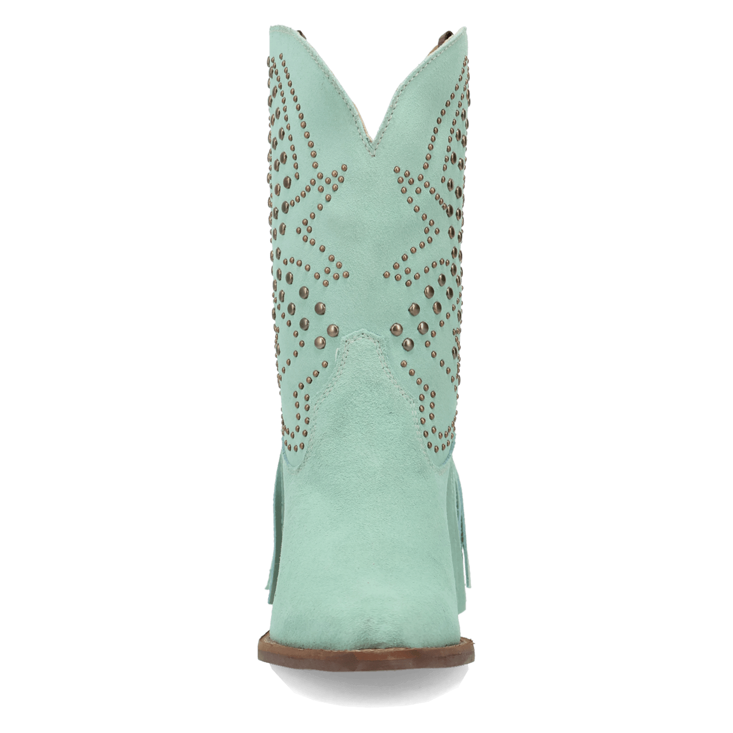 PRODUCT SHOT STAR POWER SUEDE LEATHER BOOTIE AT FRONT ANGLE