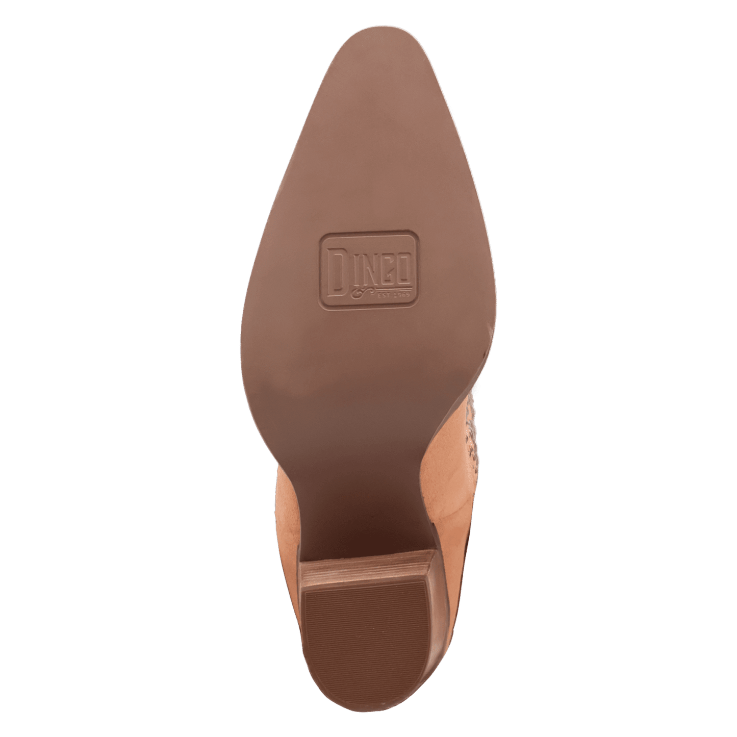 PRODUCT SHOT STAR POWER SUEDE LEATHER BOOTIE AT OUTSOLE ANGLE