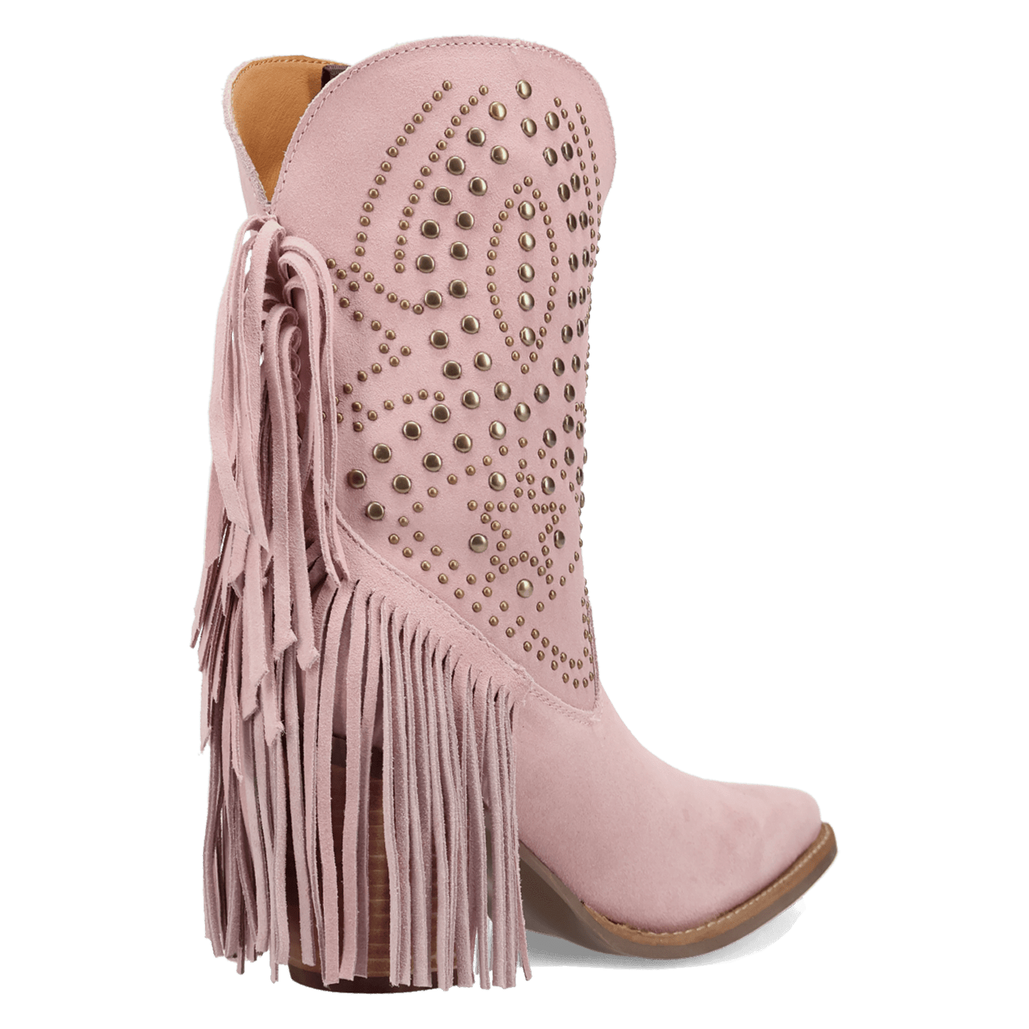 PRODUCT SHOT STAR POWER SUEDE LEATHER BOOTIE AT 315 DEGREE ANGLE