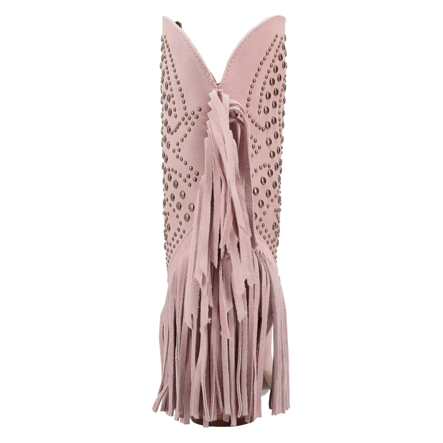 PRODUCT SHOT STAR POWER SUEDE LEATHER BOOTIE AT 180 DEGREE BACK ANGLE