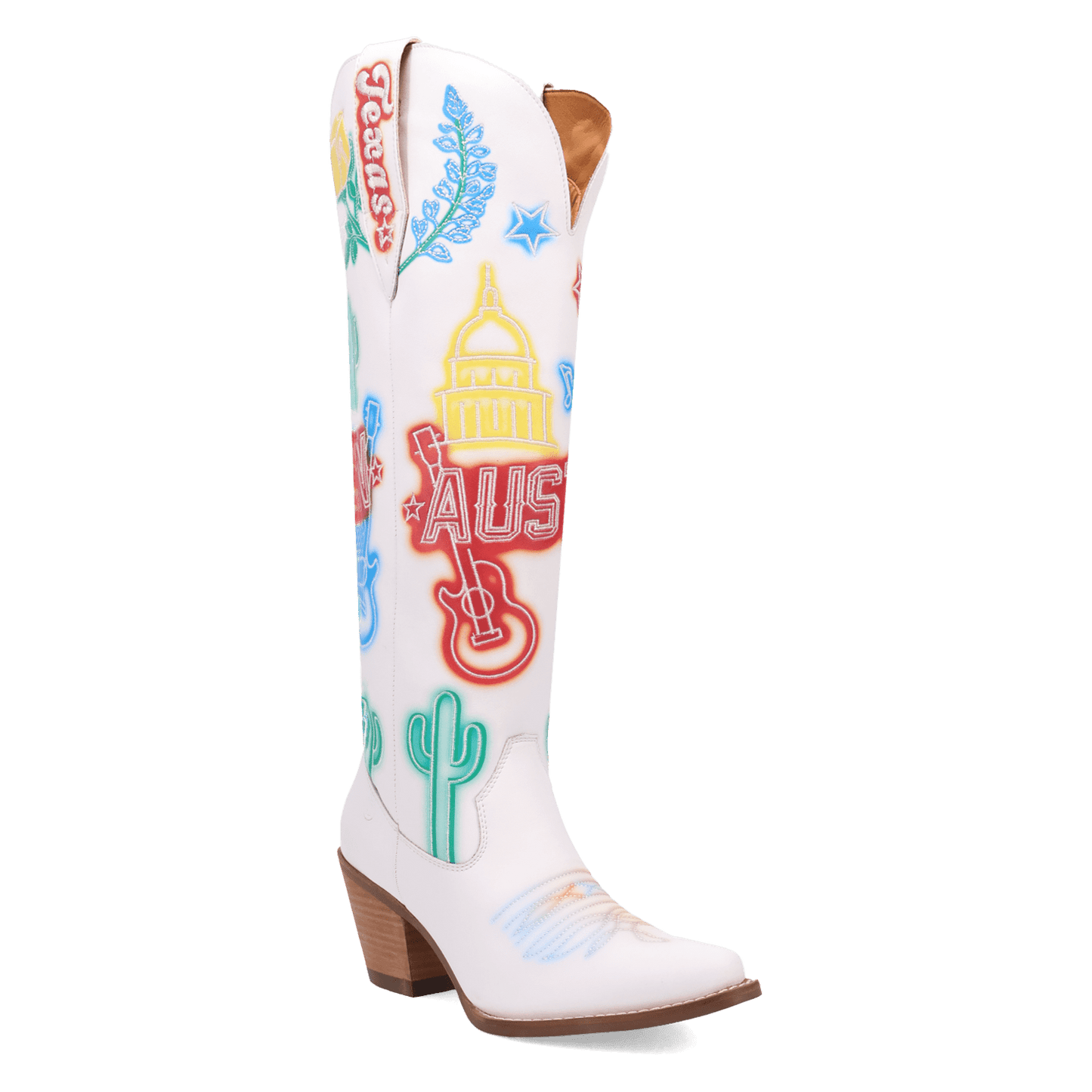AUSTIN LEATHER BOOT-WH