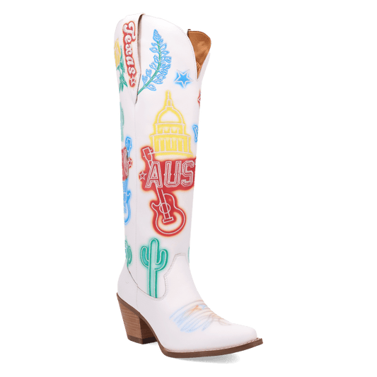 AUSTIN LEATHER BOOT-WH