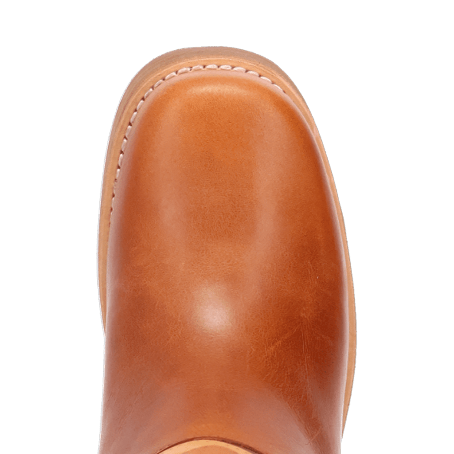 PRODUCT SHOT PATCHES LEATHER BOOT AT TOE ANGLE