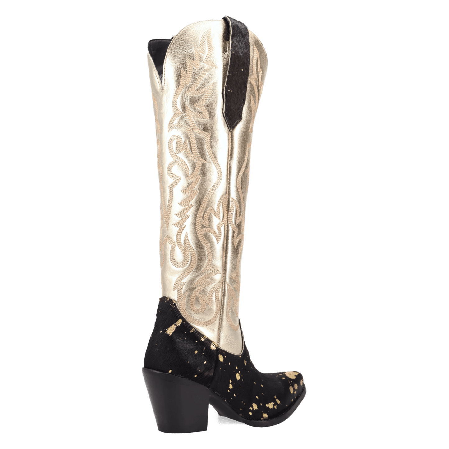 PRODUCT SHOT TAKE NO BULL LEATHER BOOT AT 315 DEGREE ANGLE
