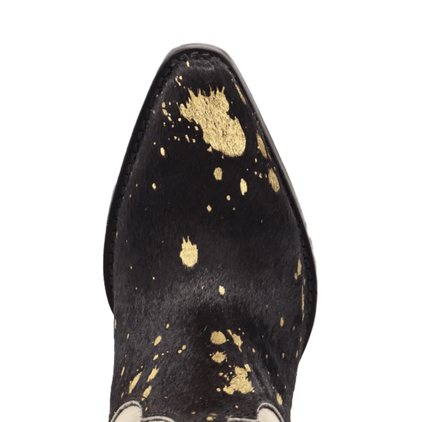 PRODUCT SHOT TAKE NO BULL LEATHER BOOT AT TOE ANGLE