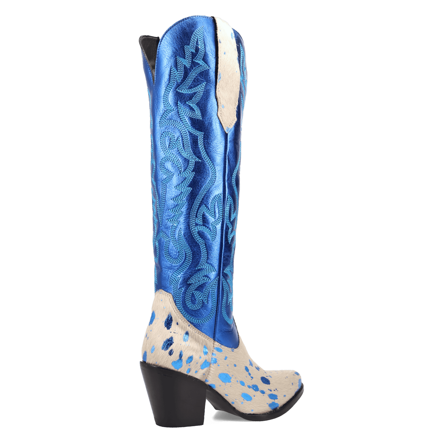 PRODUCT SHOT TAKE NO BULL LEATHER BOOT AT 315 DEGREE ANGLE