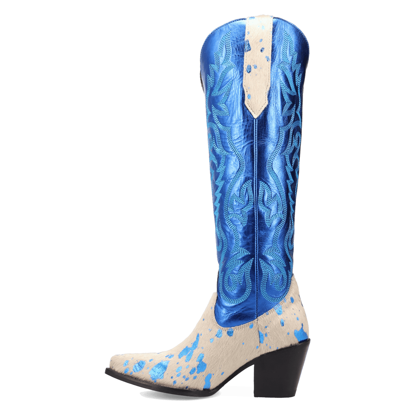PRODUCT SHOT TAKE NO BULL LEATHER BOOT AT 135 DEGREE OUTSIDE ANGLE