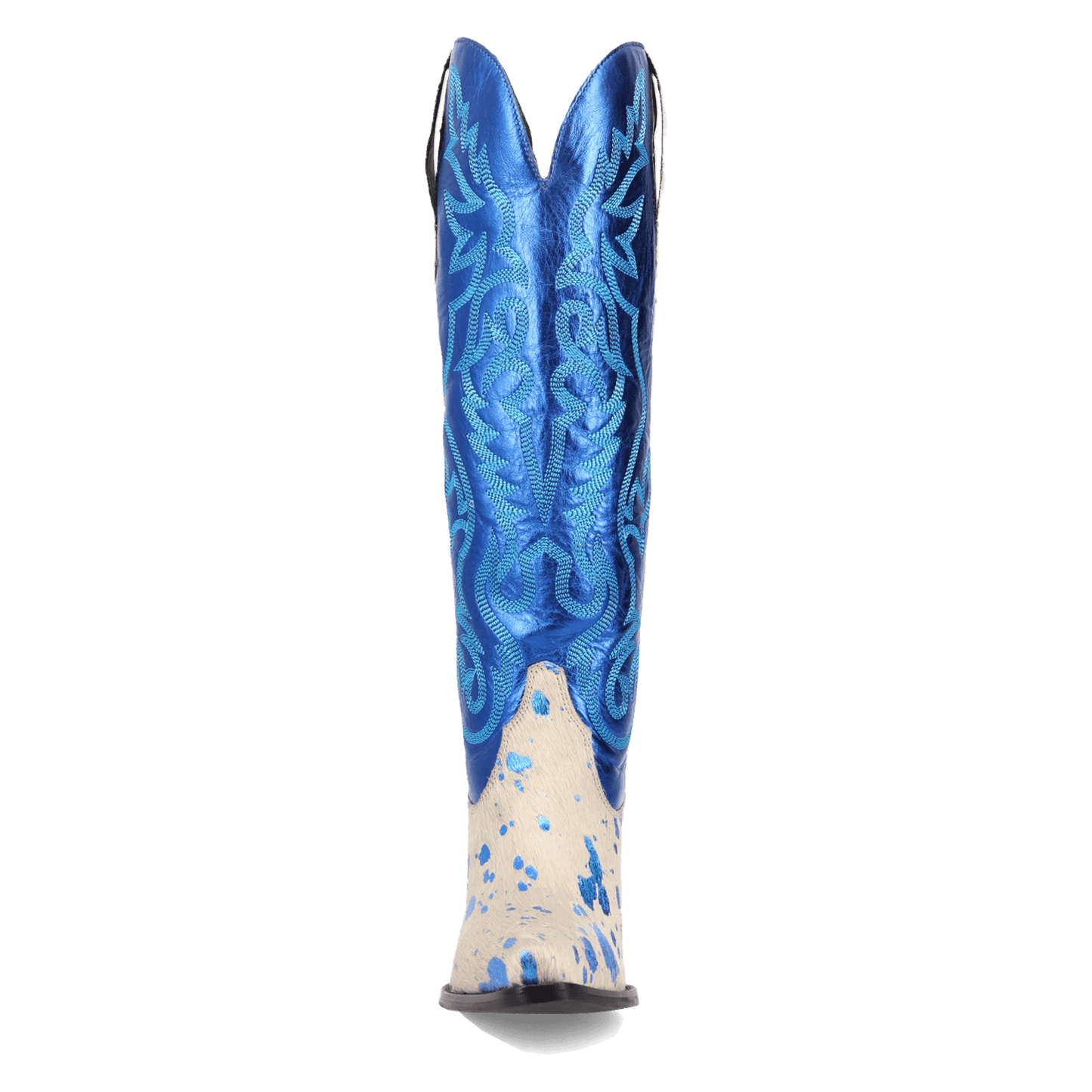 PRODUCT SHOT TAKE NO BULL LEATHER BOOT AT FRONT ANGLE