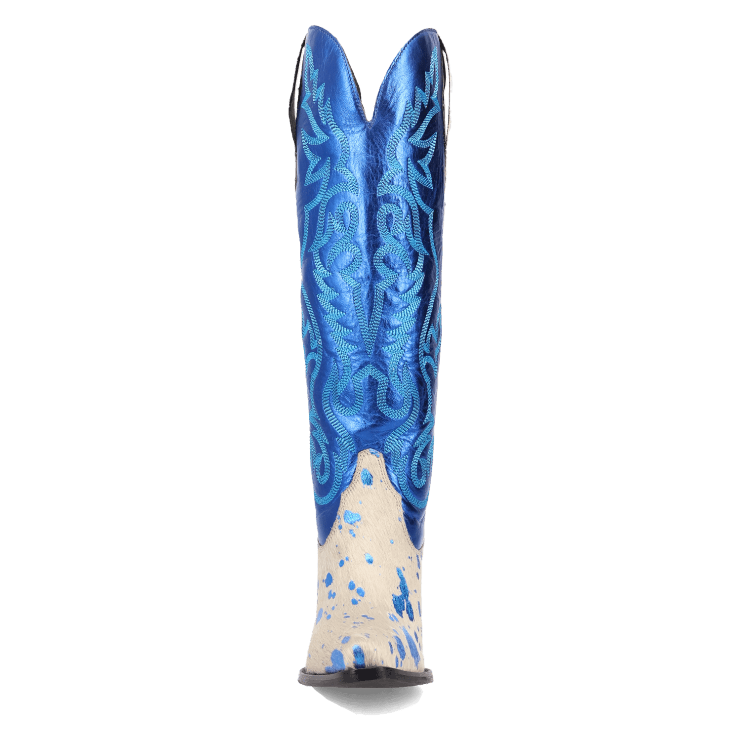 PRODUCT SHOT TAKE NO BULL LEATHER BOOT AT FRONT ANGLE