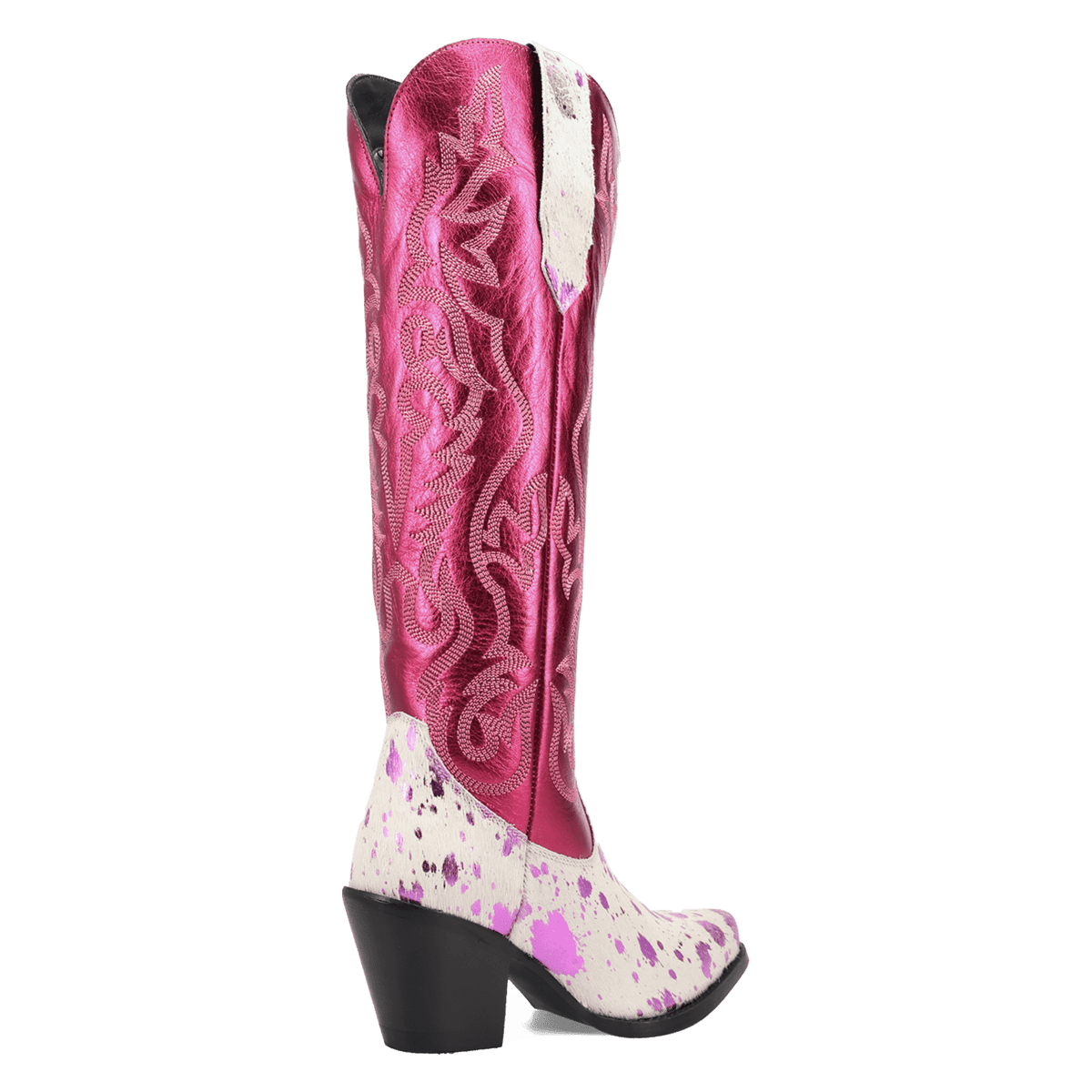PRODUCT SHOT TAKE NO BULL LEATHER BOOT AT 315 DEGREE ANGLE