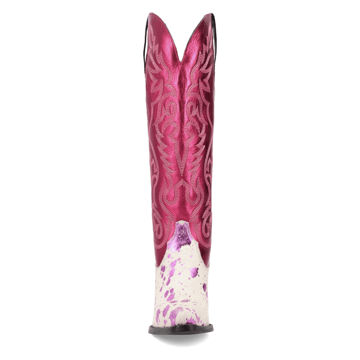 PRODUCT SHOT TAKE NO BULL LEATHER BOOT AT FRONT ANGLE