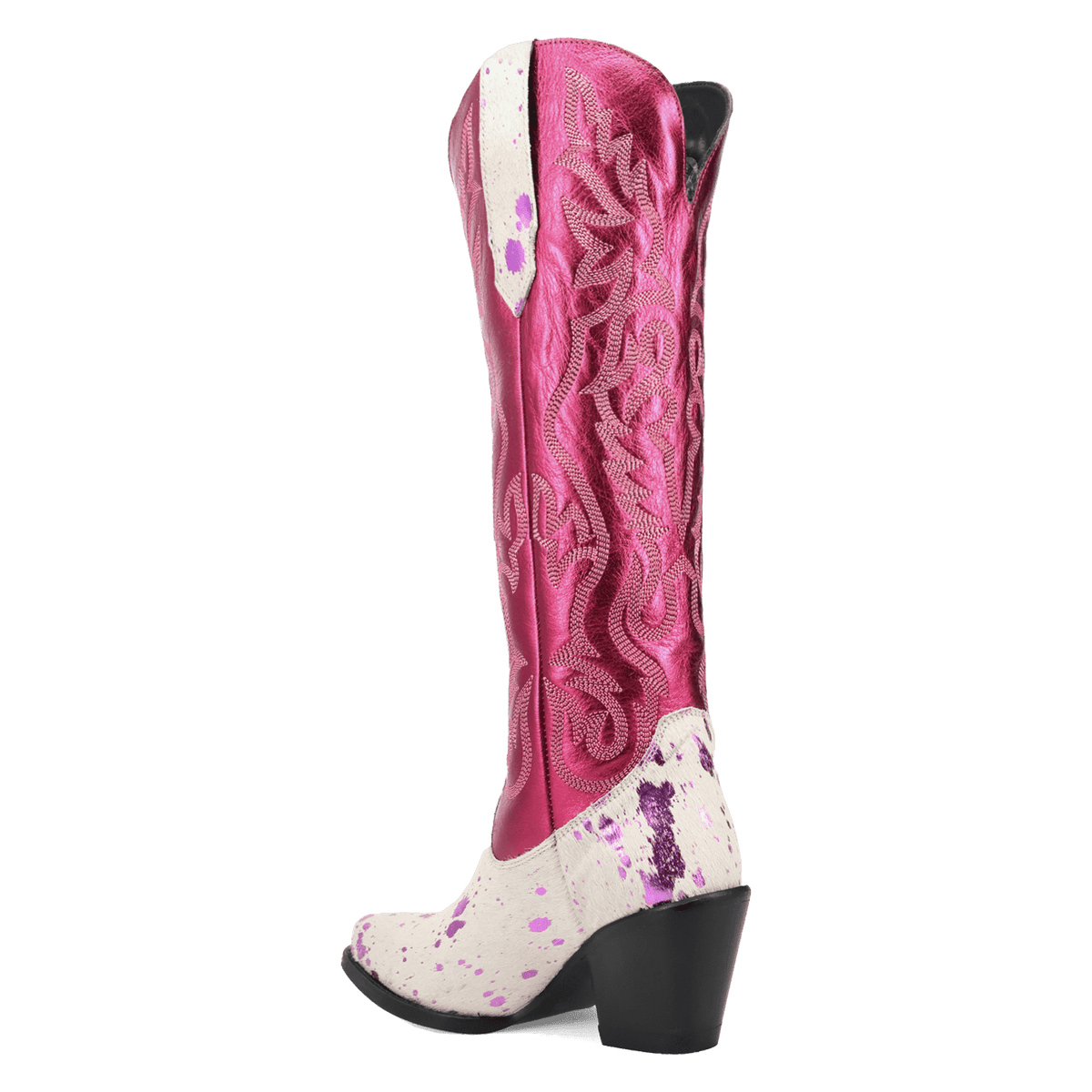 PRODUCT SHOT TAKE NO BULL LEATHER BOOT AT 270 DEGREE ANGLE