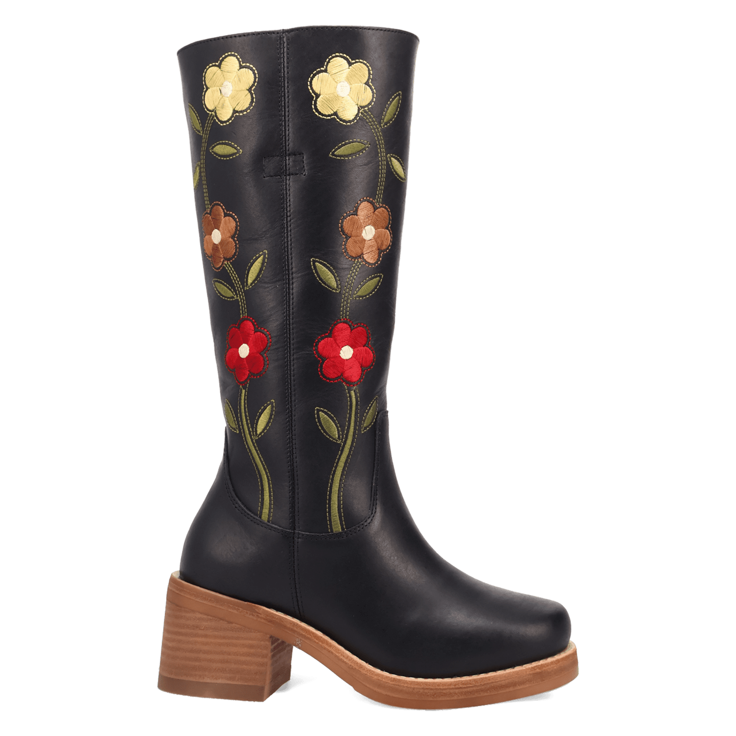 PRODUCT SHOT BLOOM LEATHER BOOT AT 90 DEGREE INSIDE ANGLE
