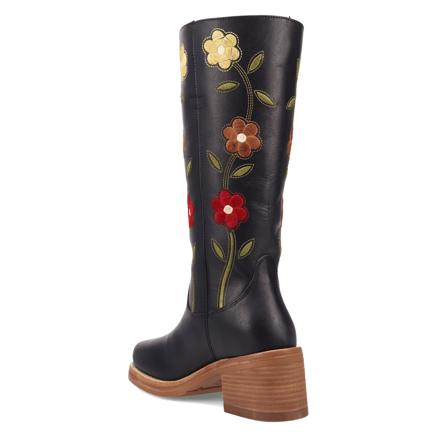 PRODUCT SHOT BLOOM LEATHER BOOT AT 270 DEGREE ANGLE