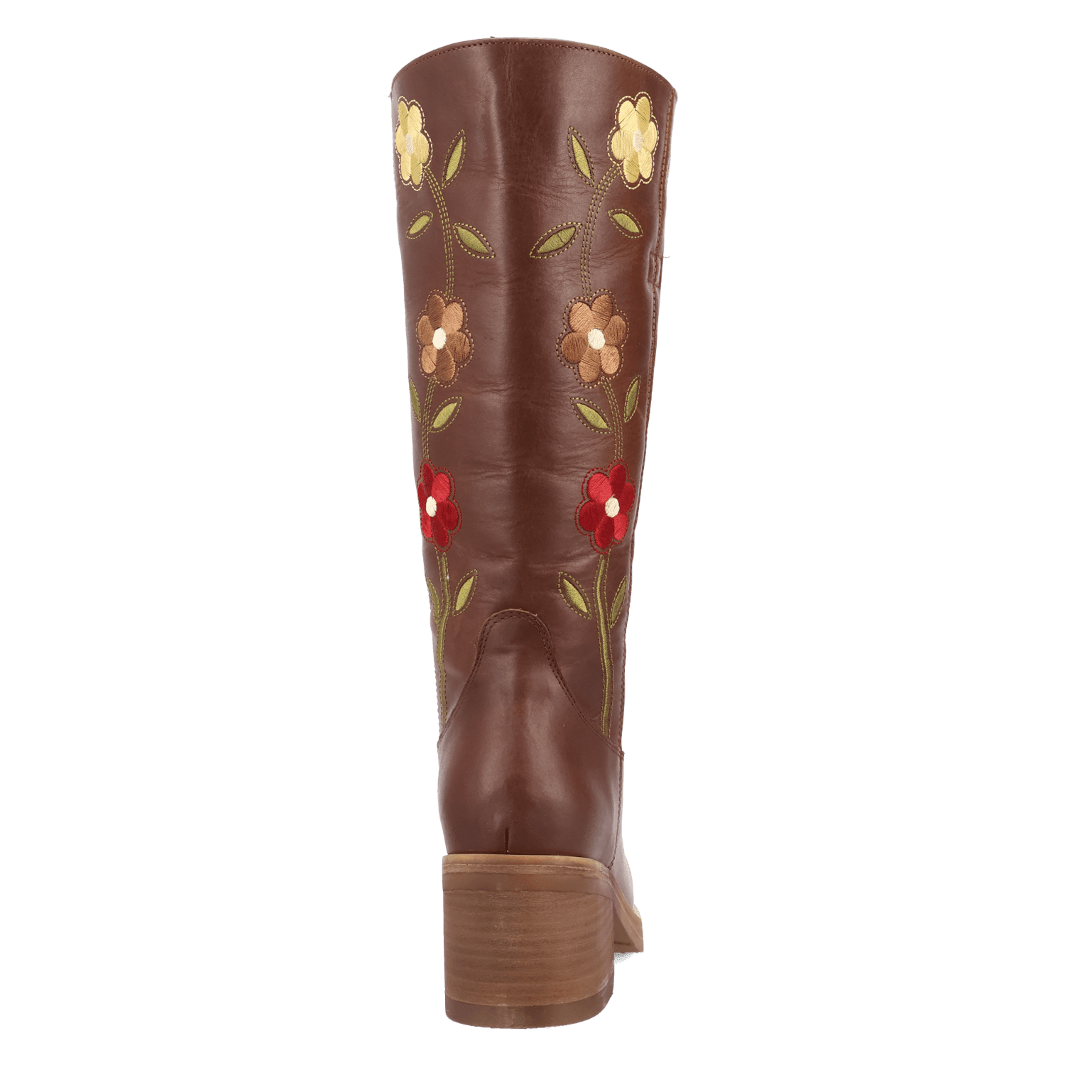 PRODUCT SHOT BLOOM LEATHER BOOT AT 180 DEGREE BACK ANGLE