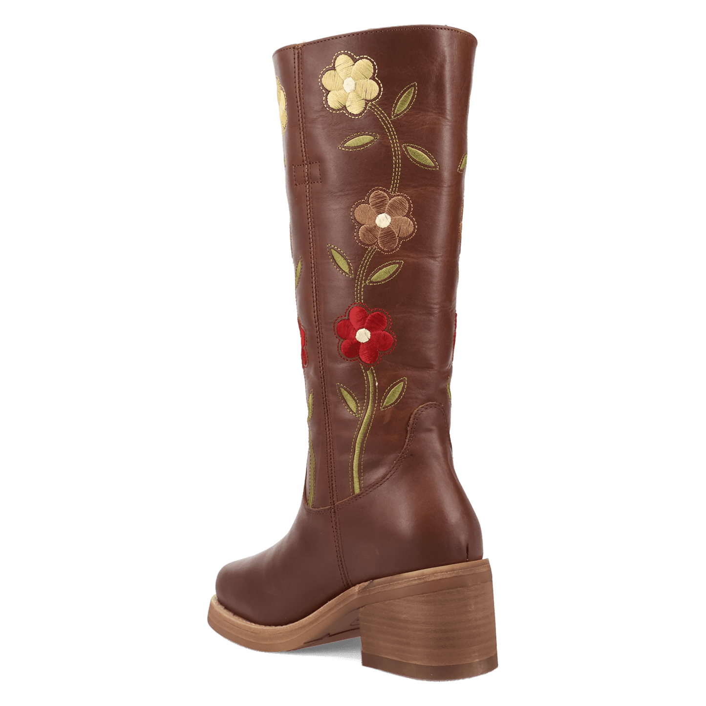 PRODUCT SHOT BLOOM LEATHER BOOT AT 270 DEGREE ANGLE
