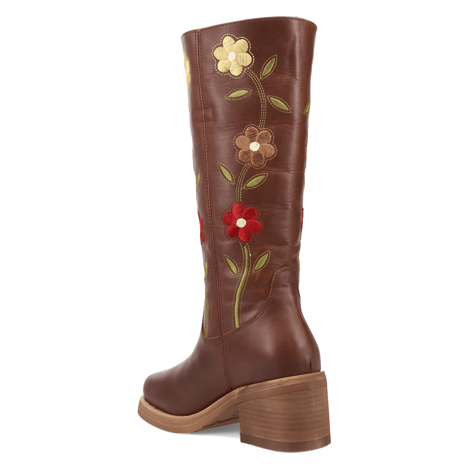 PRODUCT SHOT BLOOM LEATHER BOOT AT 270 DEGREE ANGLE