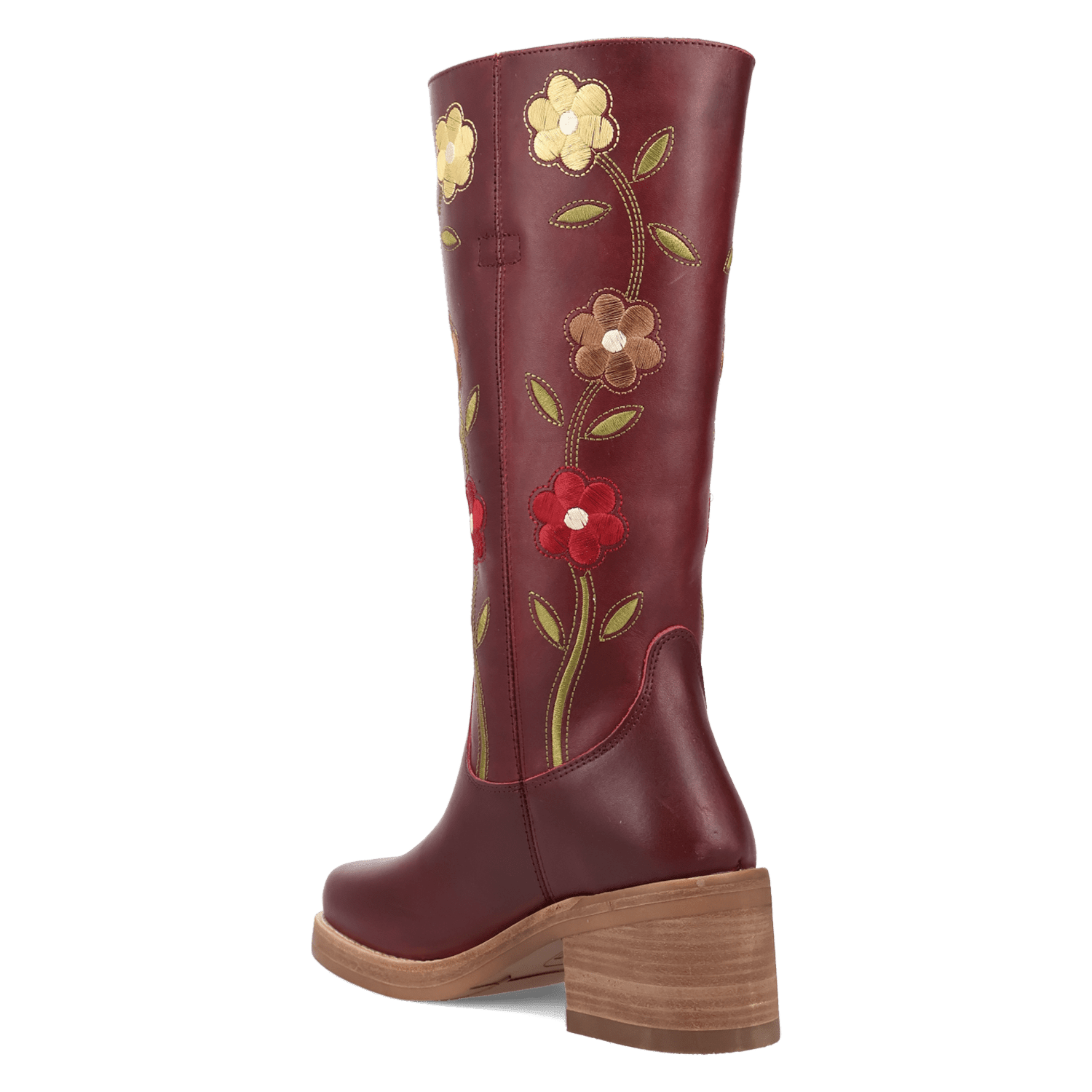 PRODUCT SHOT BLOOM LEATHER BOOT AT 270 DEGREE ANGLE
